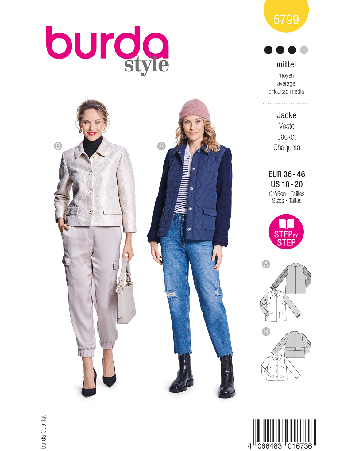 burda Schnittmuster 5799 – Bild 1