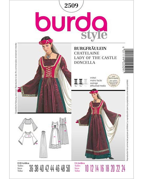 burda Schnittmuster 2509 – Bild 2