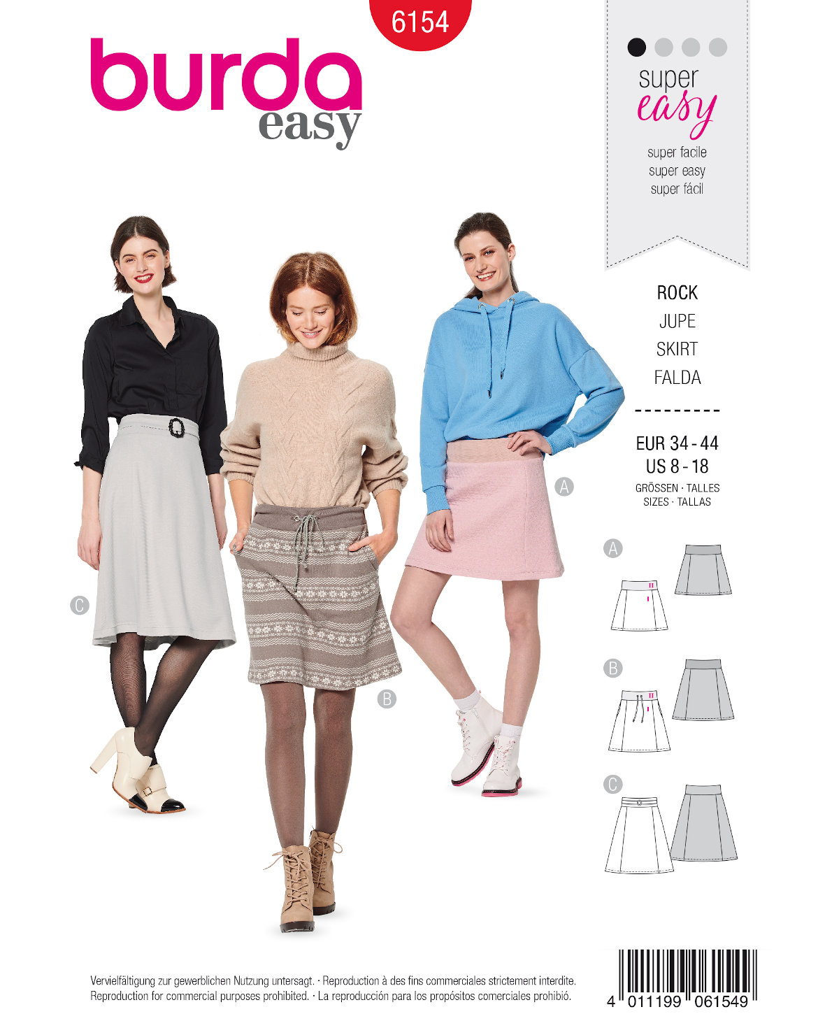 burda Schnittmuster 6154 – Bild 1