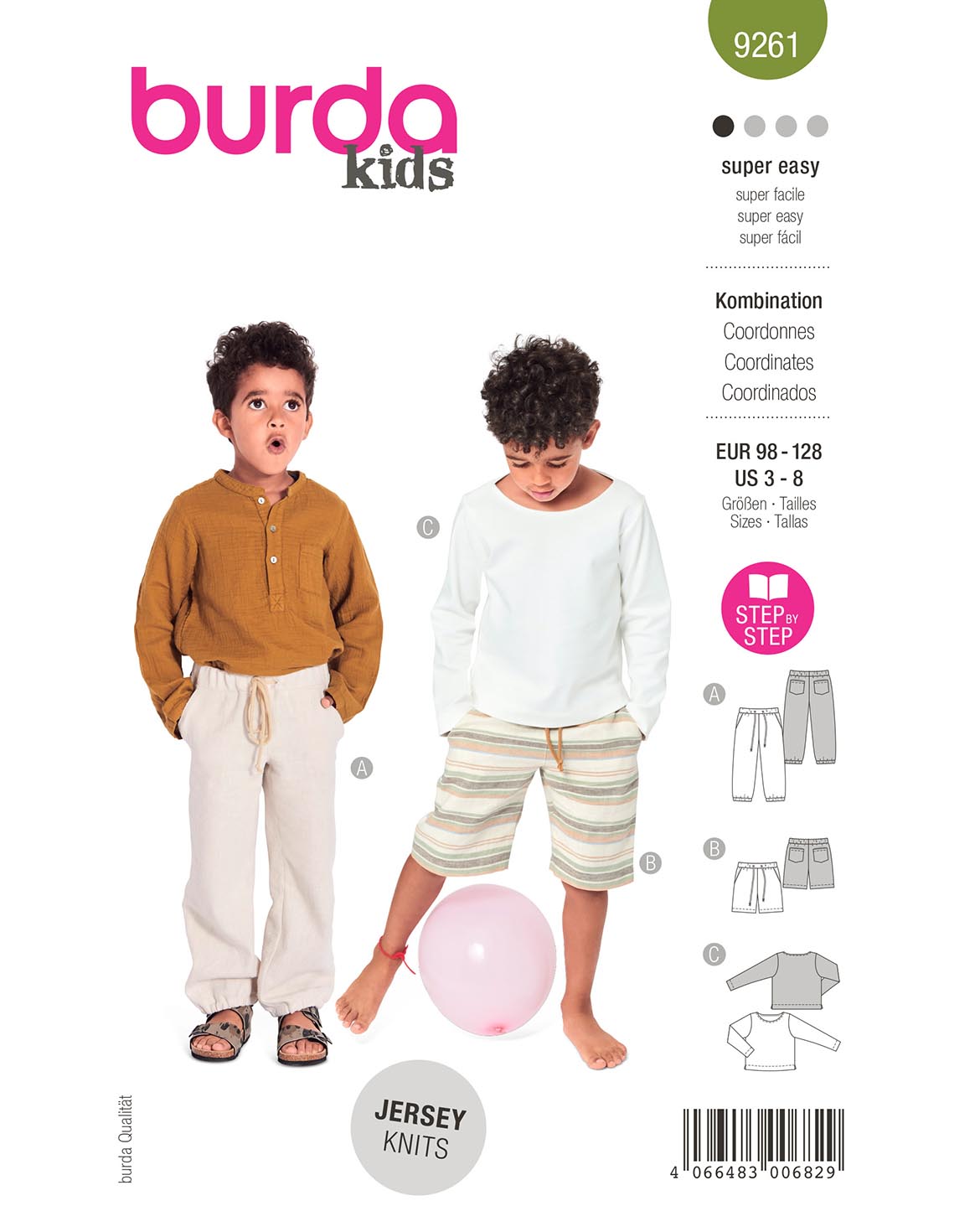 burda Schnittmuster 9261 – Bild 1