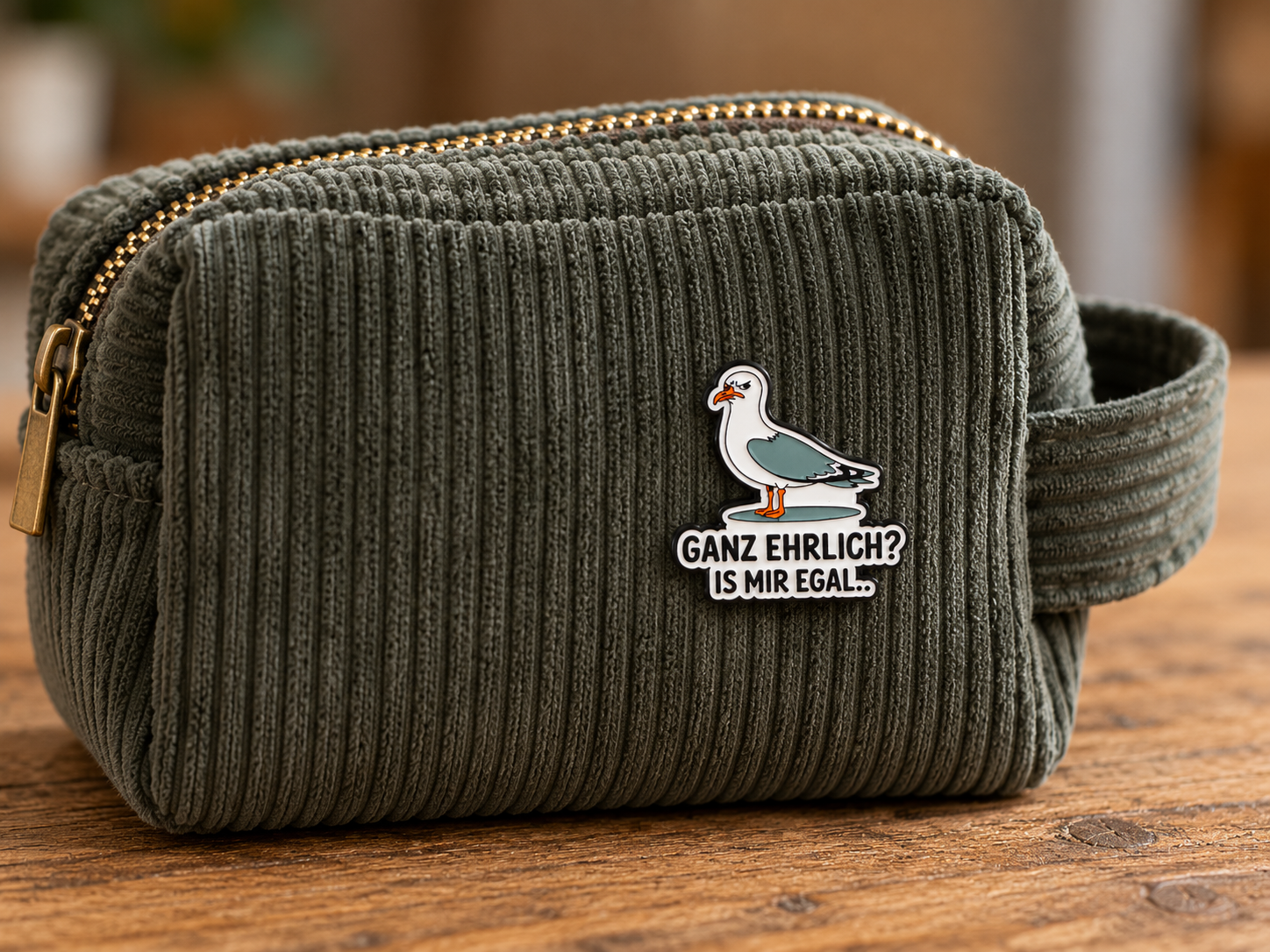 Pin "Möwe - Ganz ehrlich?"