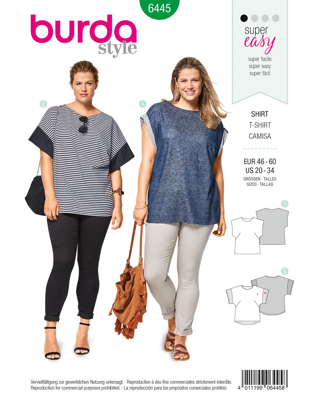 burda Schnittmuster 6445 – Bild 1