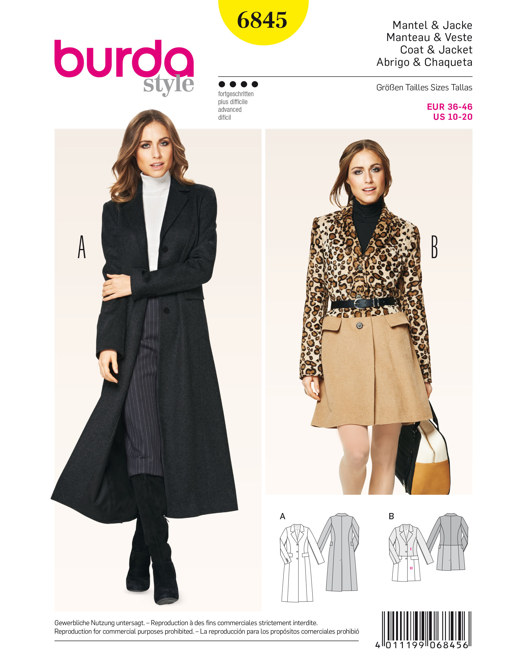 burda Schnittmuster 6845 – Bild 2