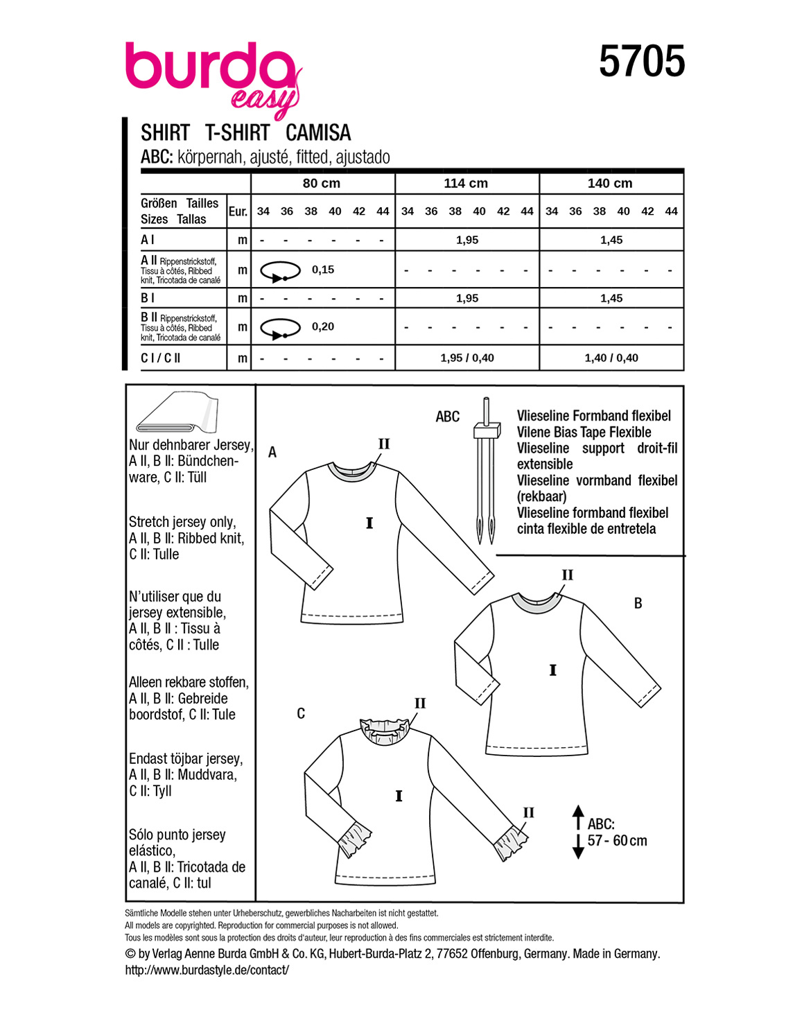 burda Schnittmuster 5705 – Bild 3