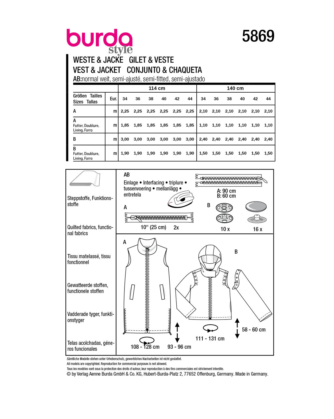 burda Schnittmuster 5869 – Bild 2