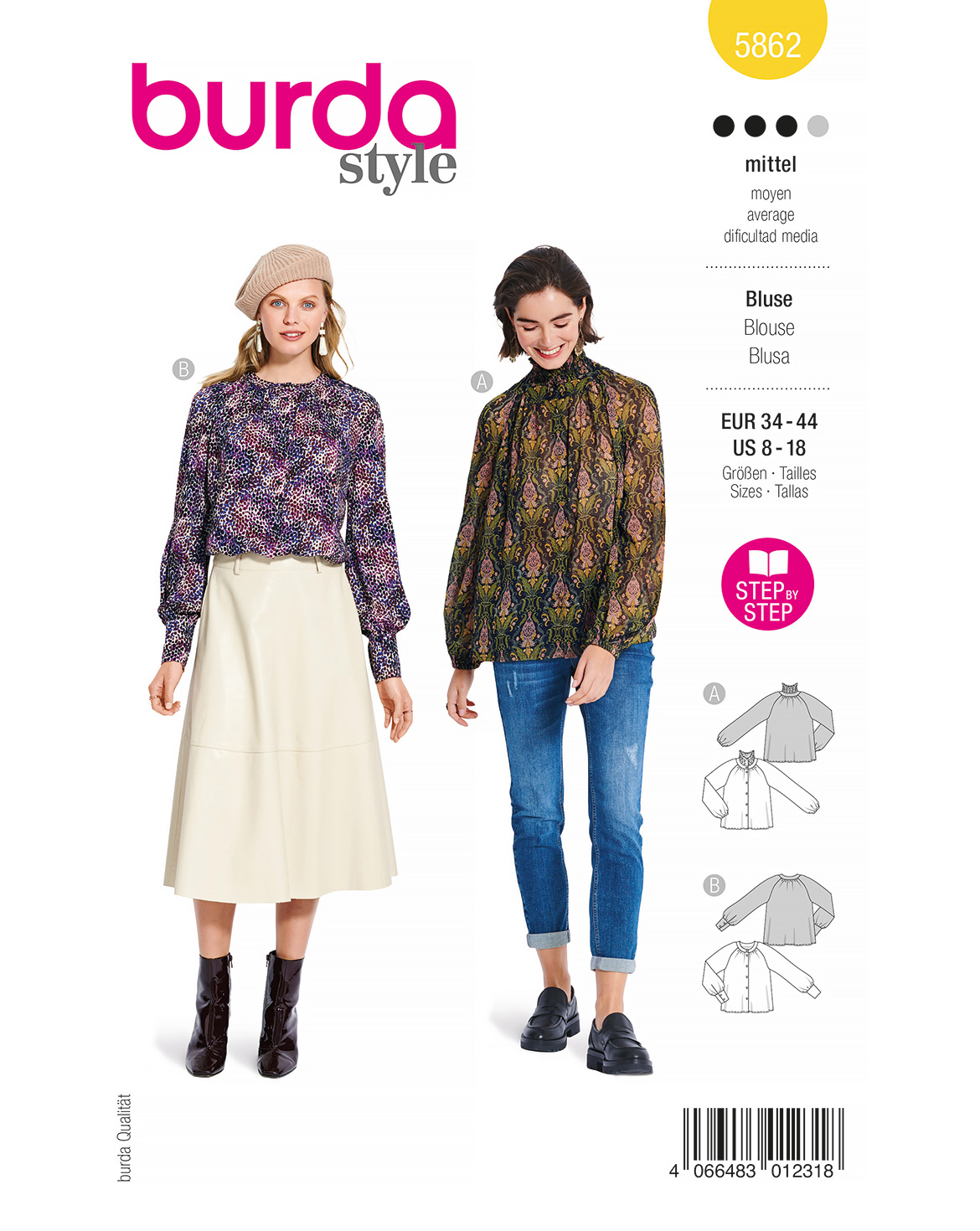 burda Schnittmuster 5862 – Bild 1
