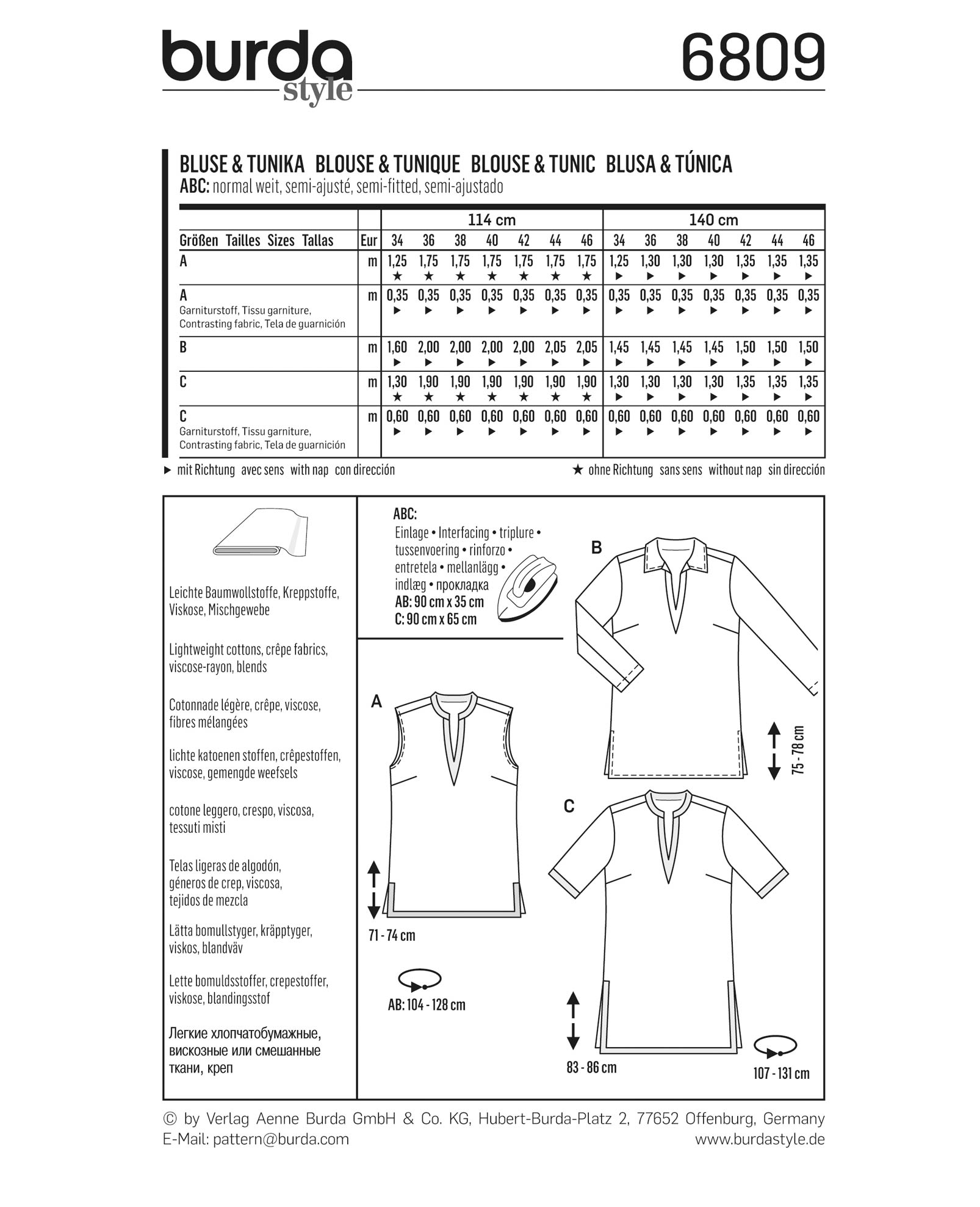 burda Schnittmuster 6809 – Bild 3