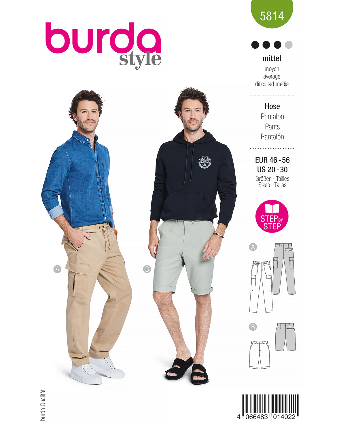 burda Schnittmuster 5814 – Bild 1