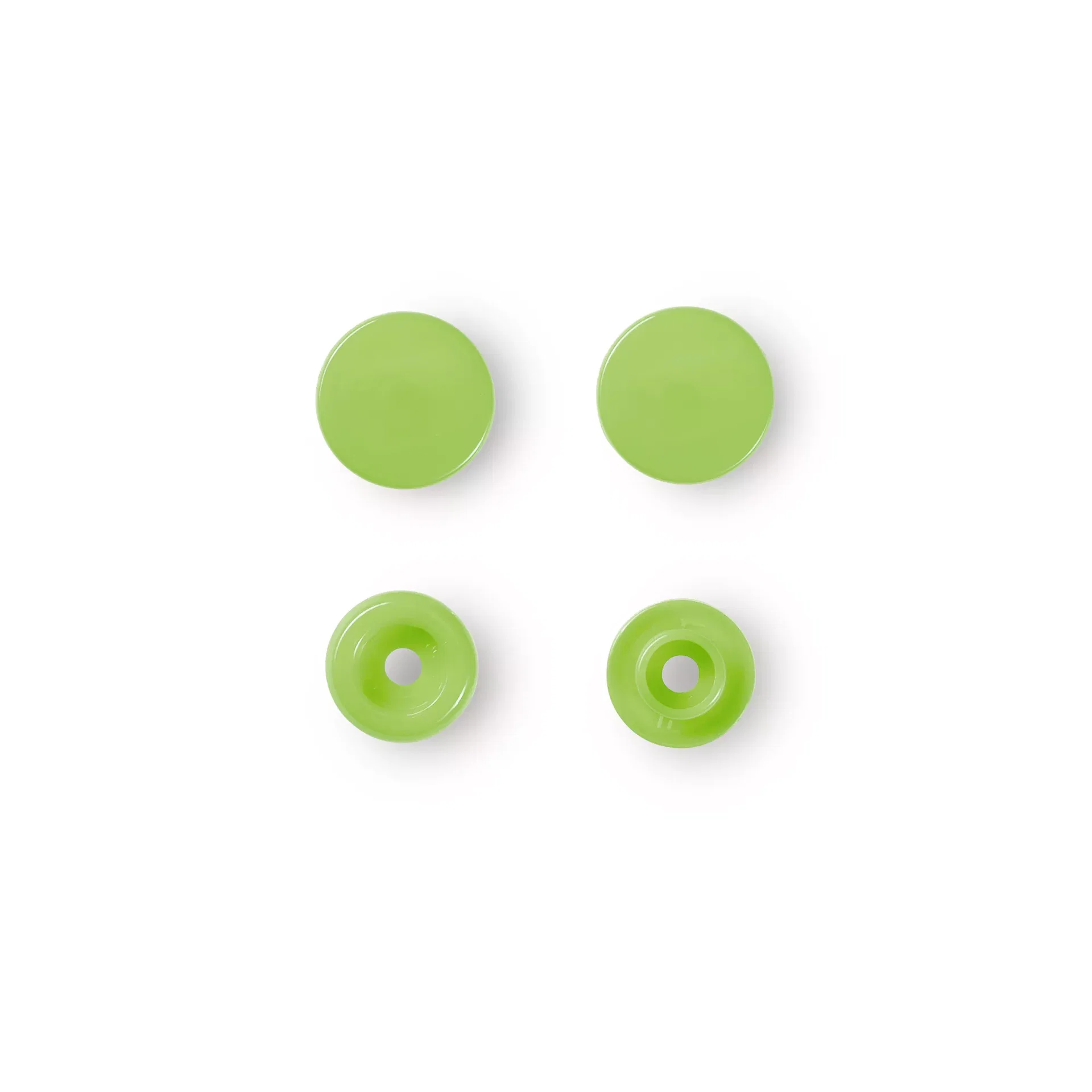 PRYM Nähfrei-Druckknöpfe "Color Snaps" rund 12,4mm apfel  393144 – offizielles Prym Produktfoto