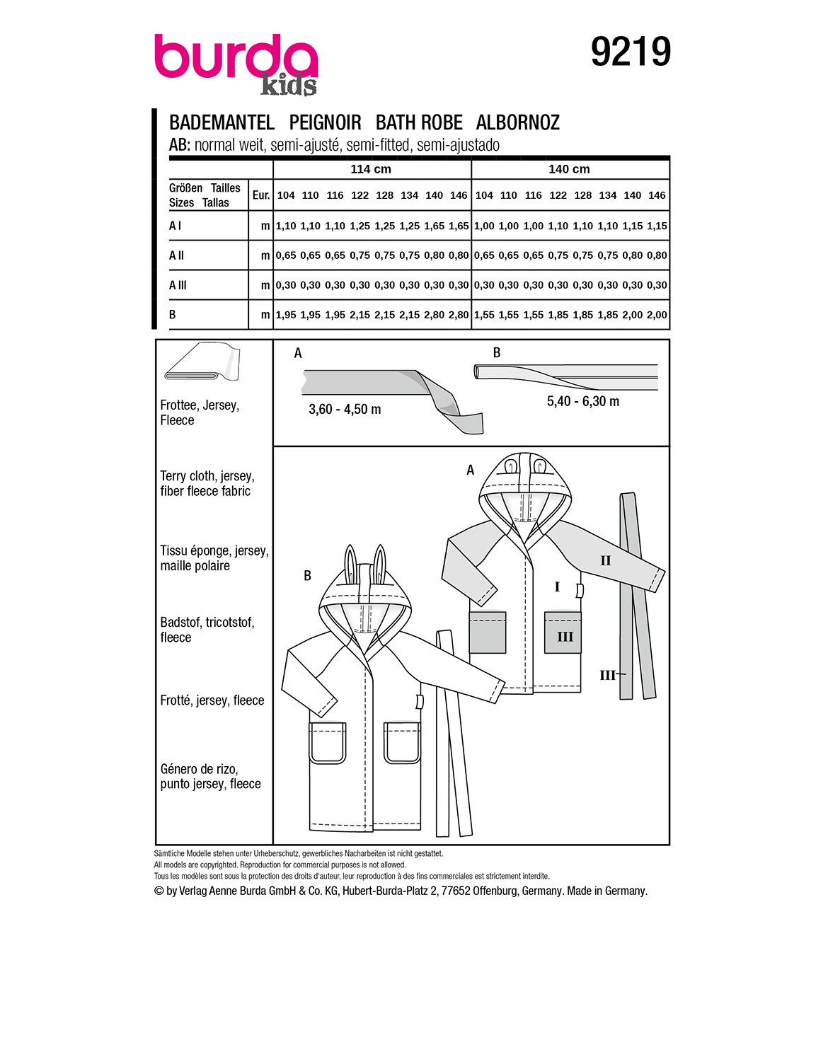 burda Schnittmuster 9219 – Bild 3