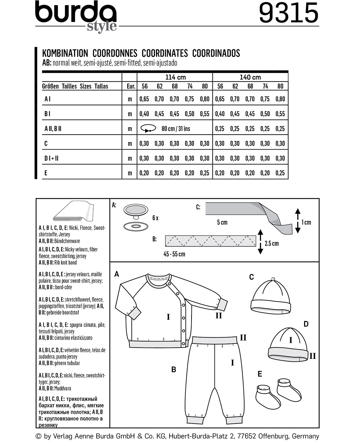 burda Schnittmuster 9315 – Bild 3