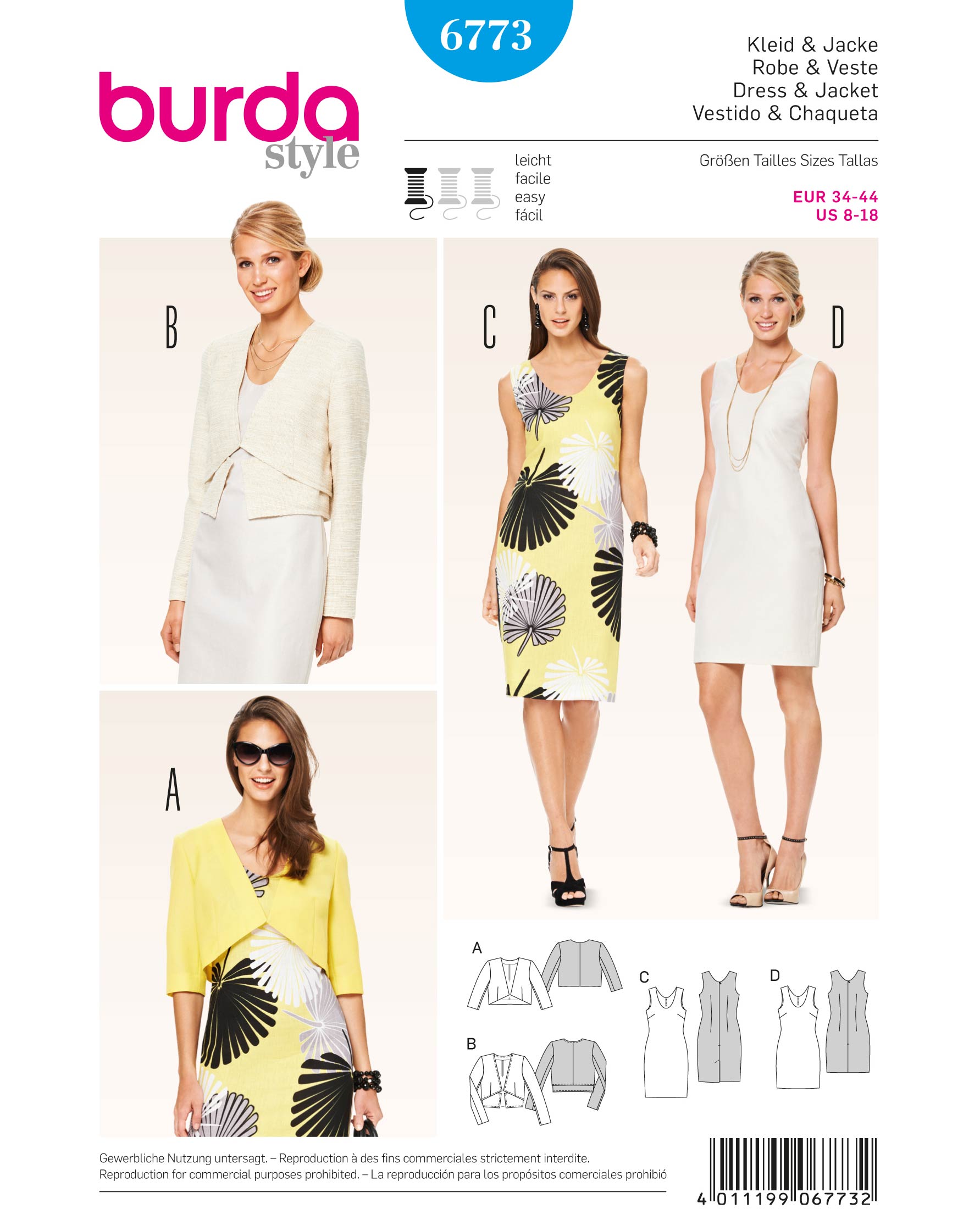 burda Schnittmuster 6773 – Bild 1