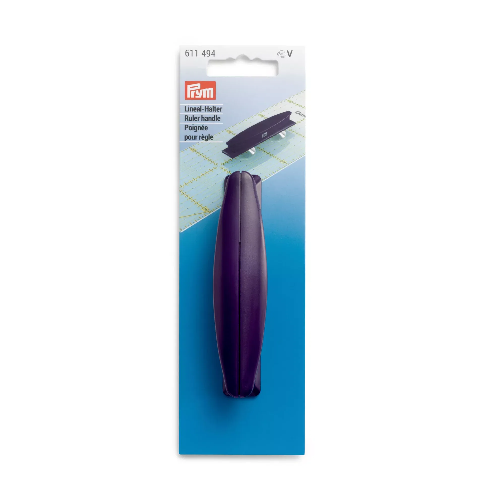 PRYM Lineal-Halter violett 10x2,5cm  611494 – offizielles Prym Produktfoto