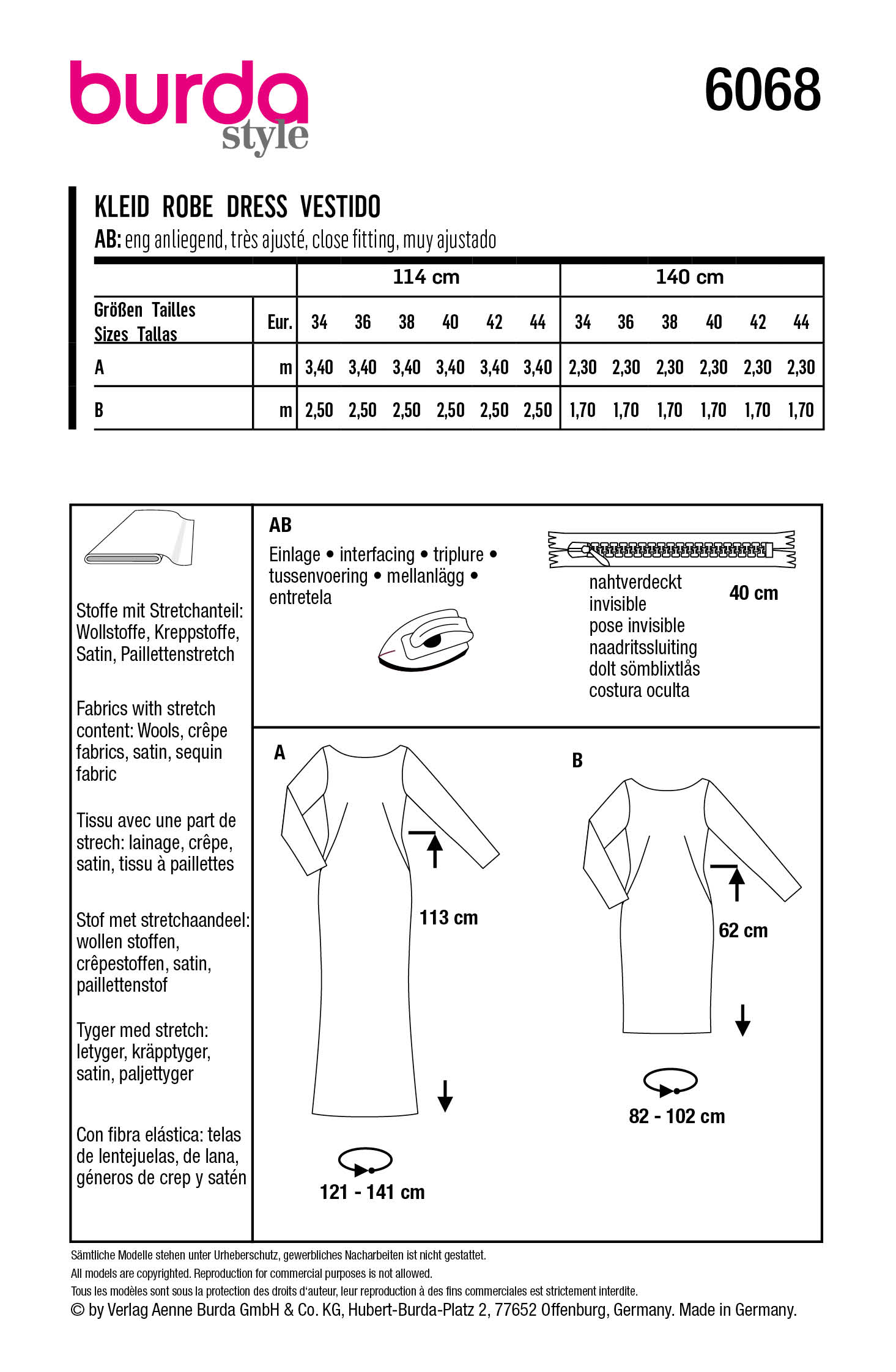 burda Schnittmuster 6068 – Bild 2