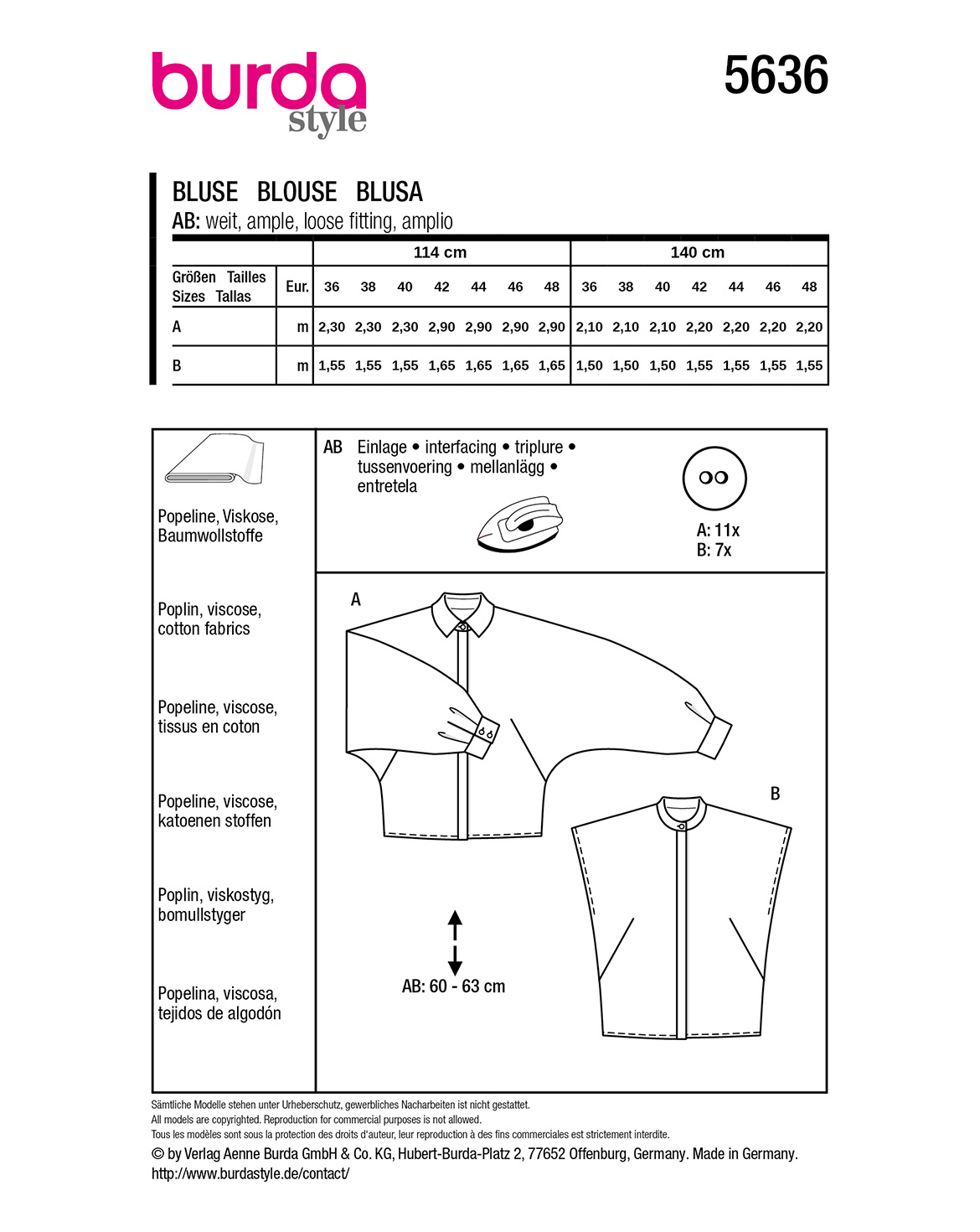 burda Schnittmuster 5636 – Bild 2