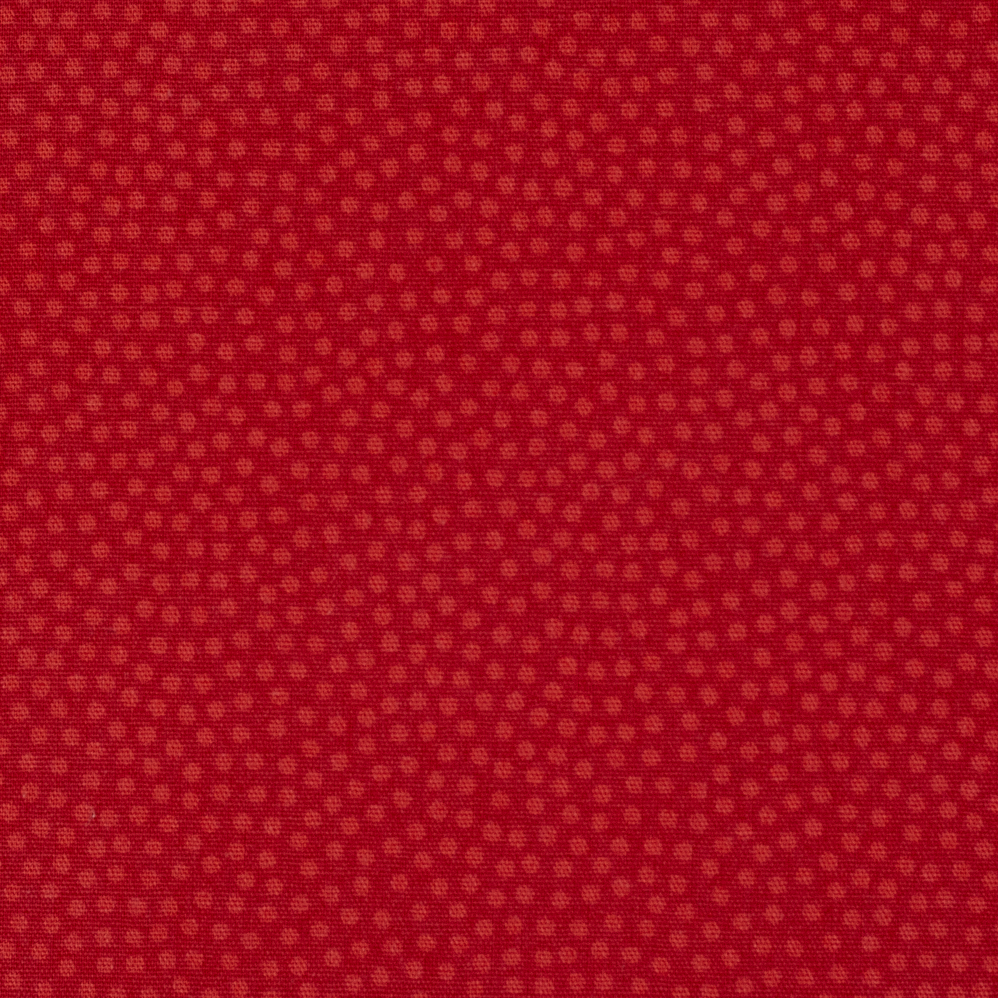 Baumwollstoff Punkte Rot