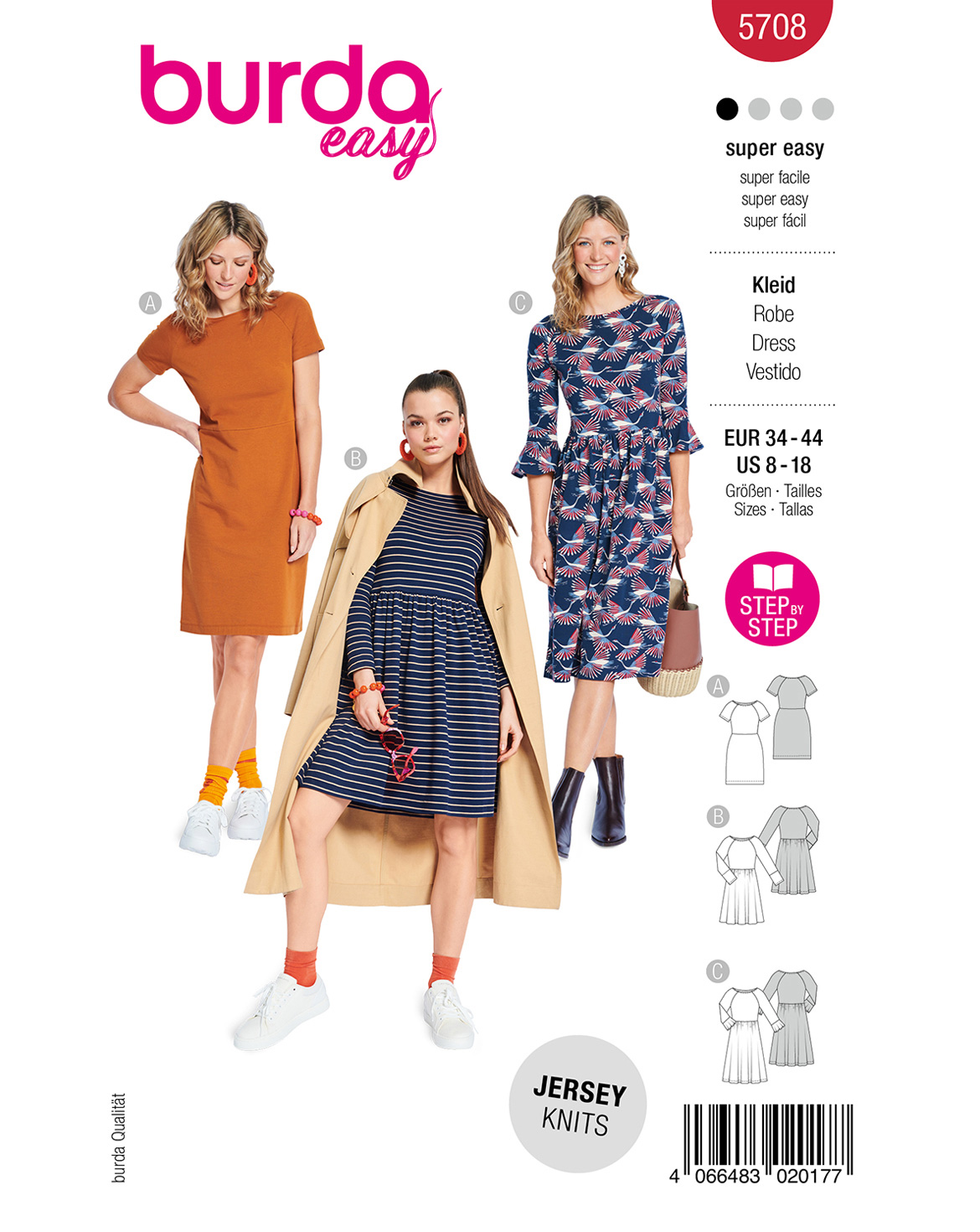 burda Schnittmuster 5708 – Bild 1