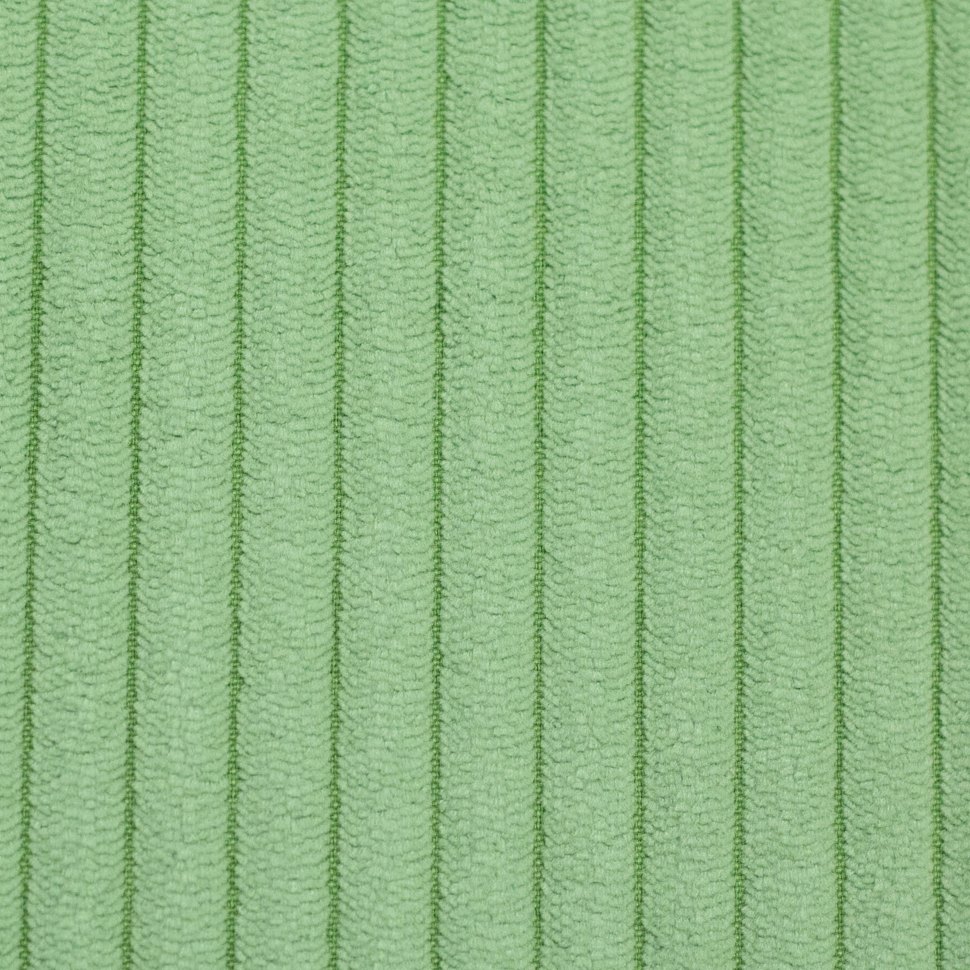 Jumbo Cord Samt Pistaziengrün – grob gerippter Polyester-Cordsamt