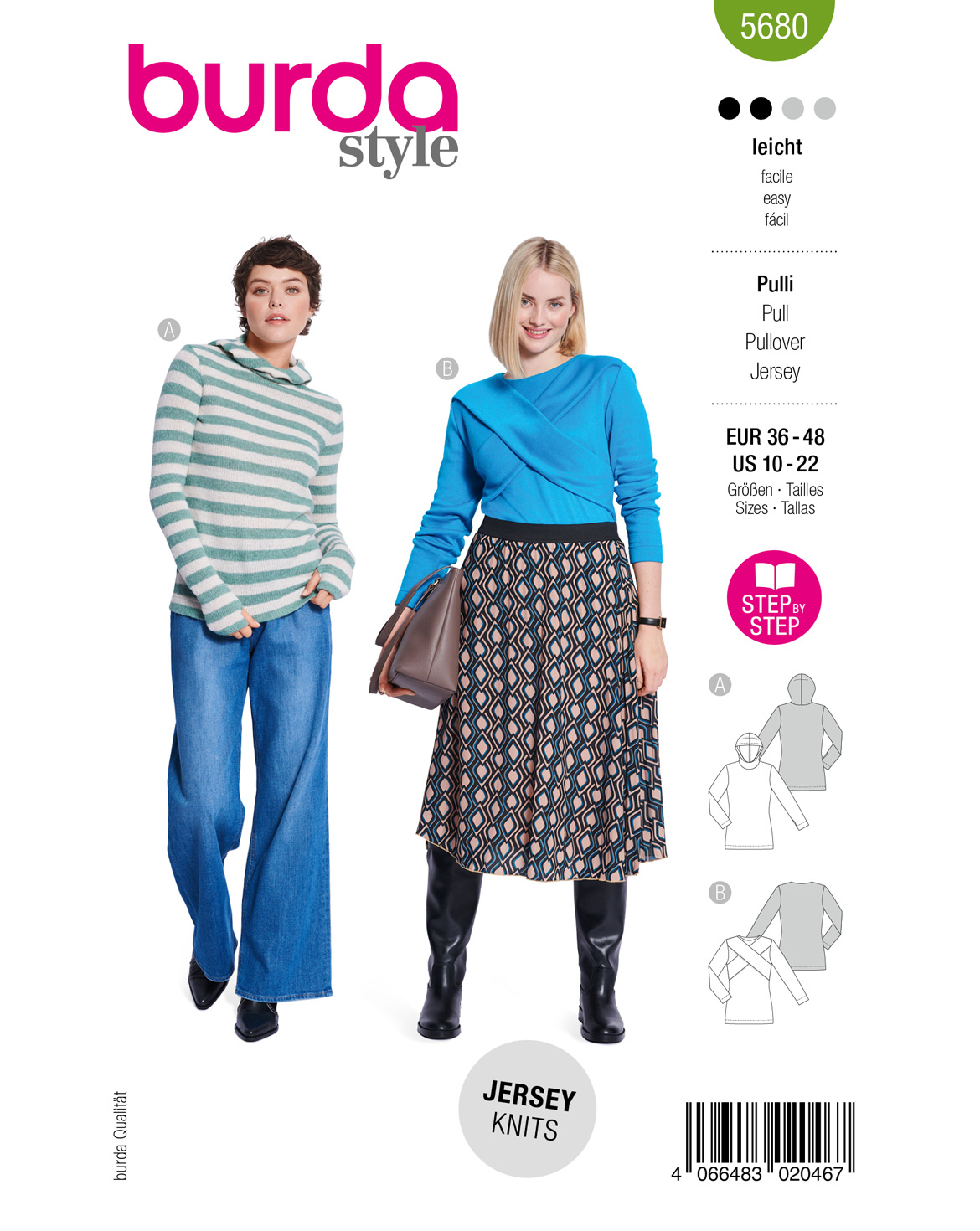 burda Schnittmuster 5680 – Bild 1
