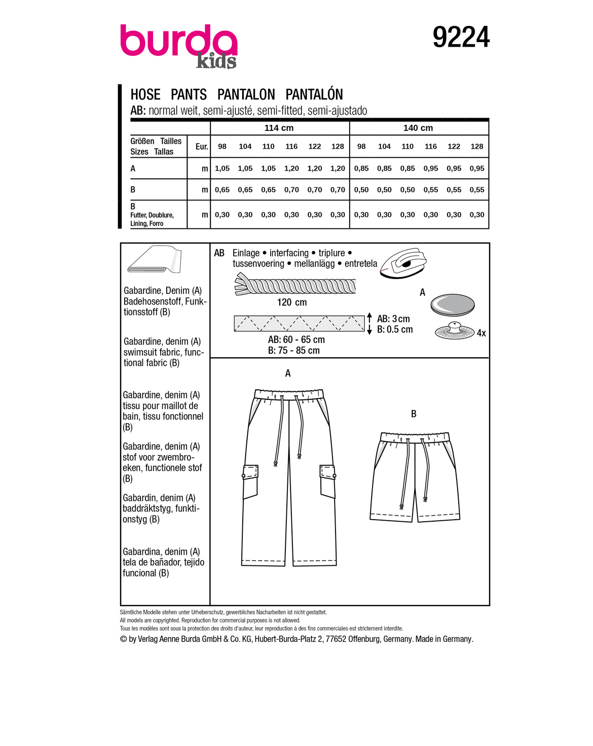 burda Schnittmuster 9224 – Bild 3