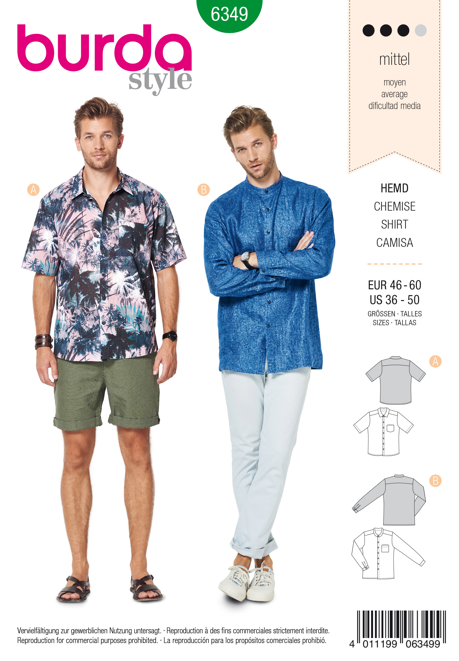 burda Schnittmuster 6349 – Bild 1