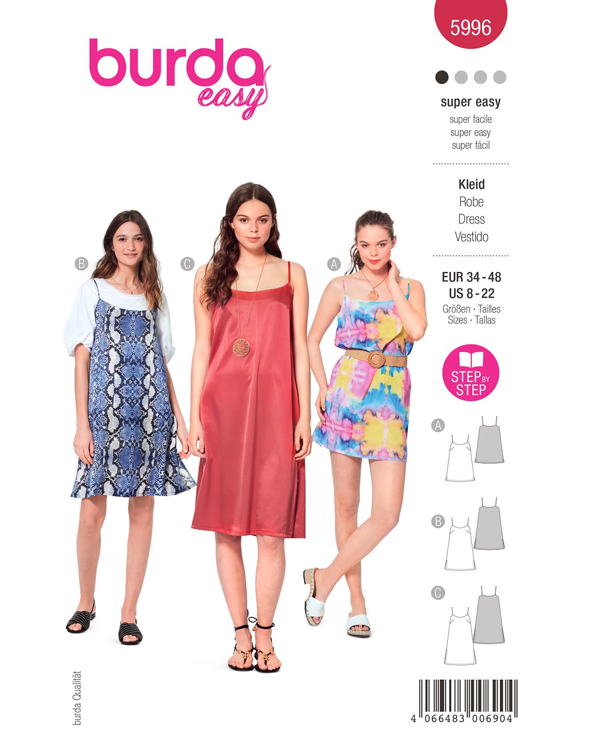 burda Schnittmuster 5996 – Bild 1