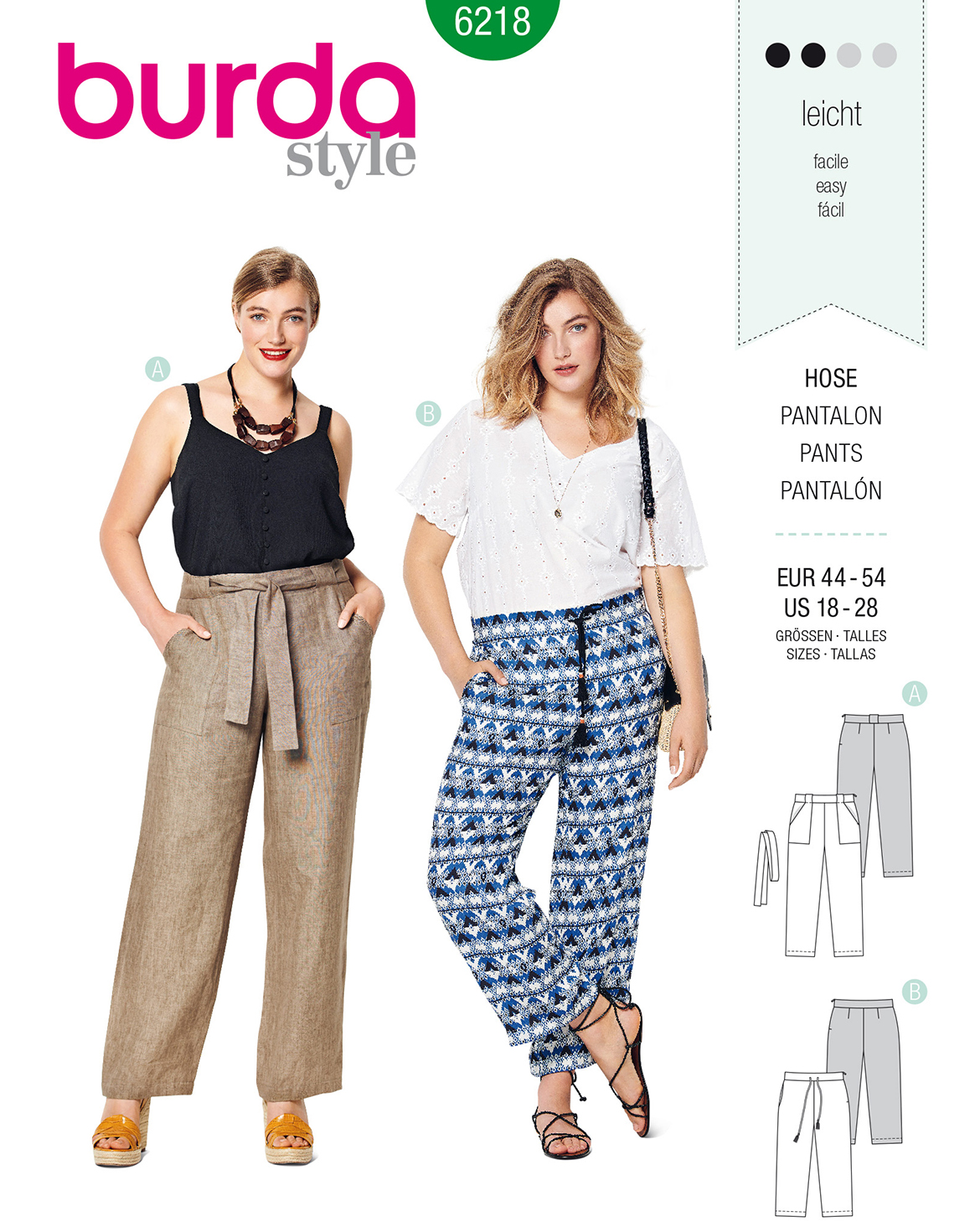 burda Schnittmuster 6218 – Bild 1