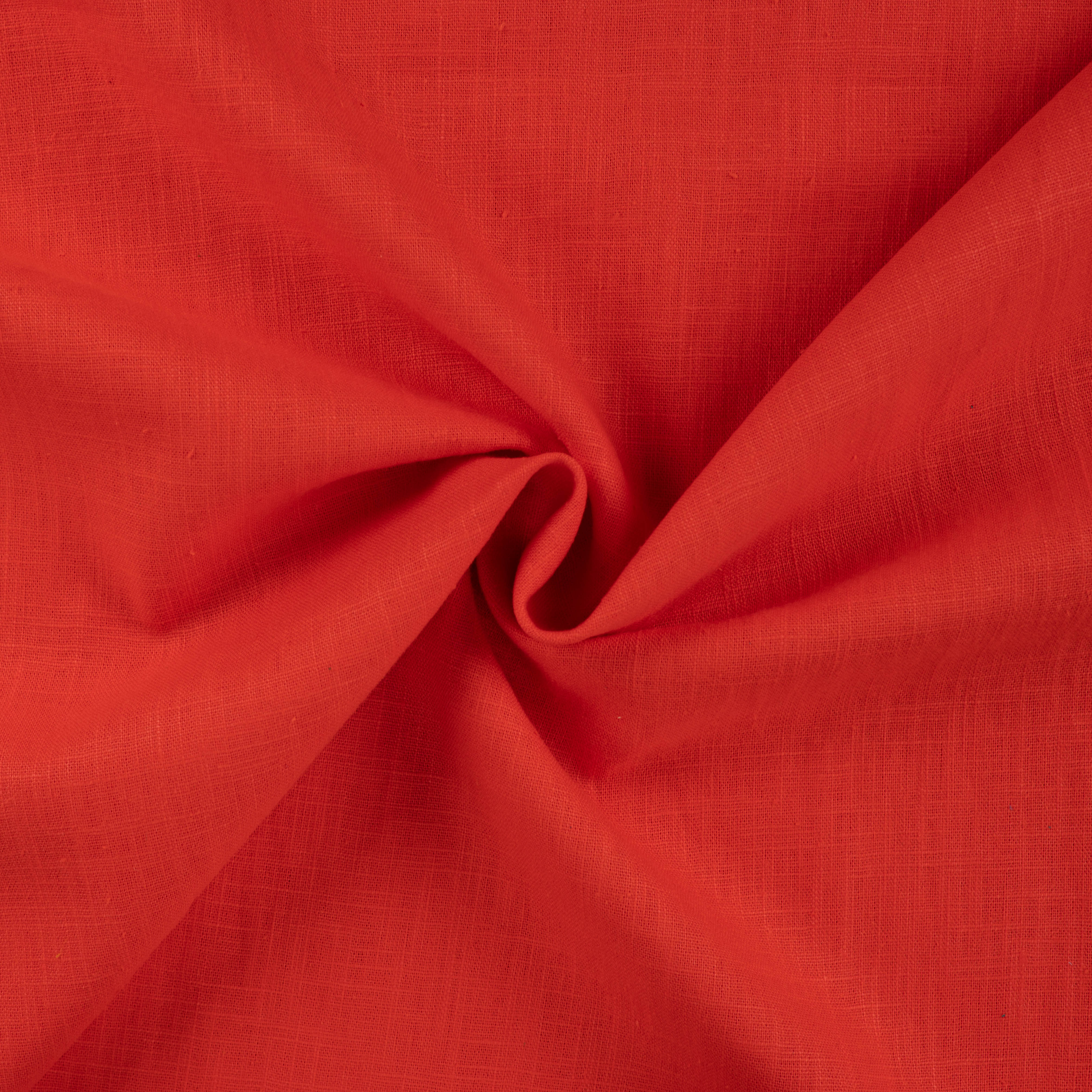 Leinen Fabrizio Orange – Leinen Meterware