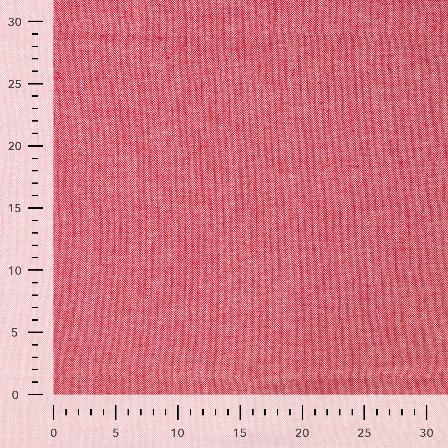 Halbleinen Fischgrat Rot – Leinen Meterware