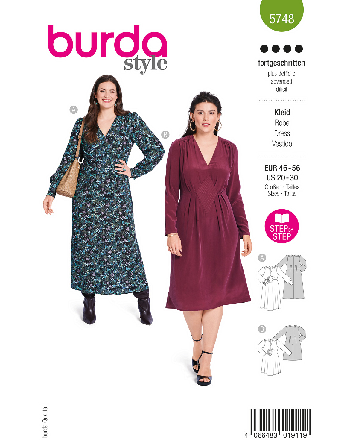 burda Schnittmuster 5748 – Bild 1