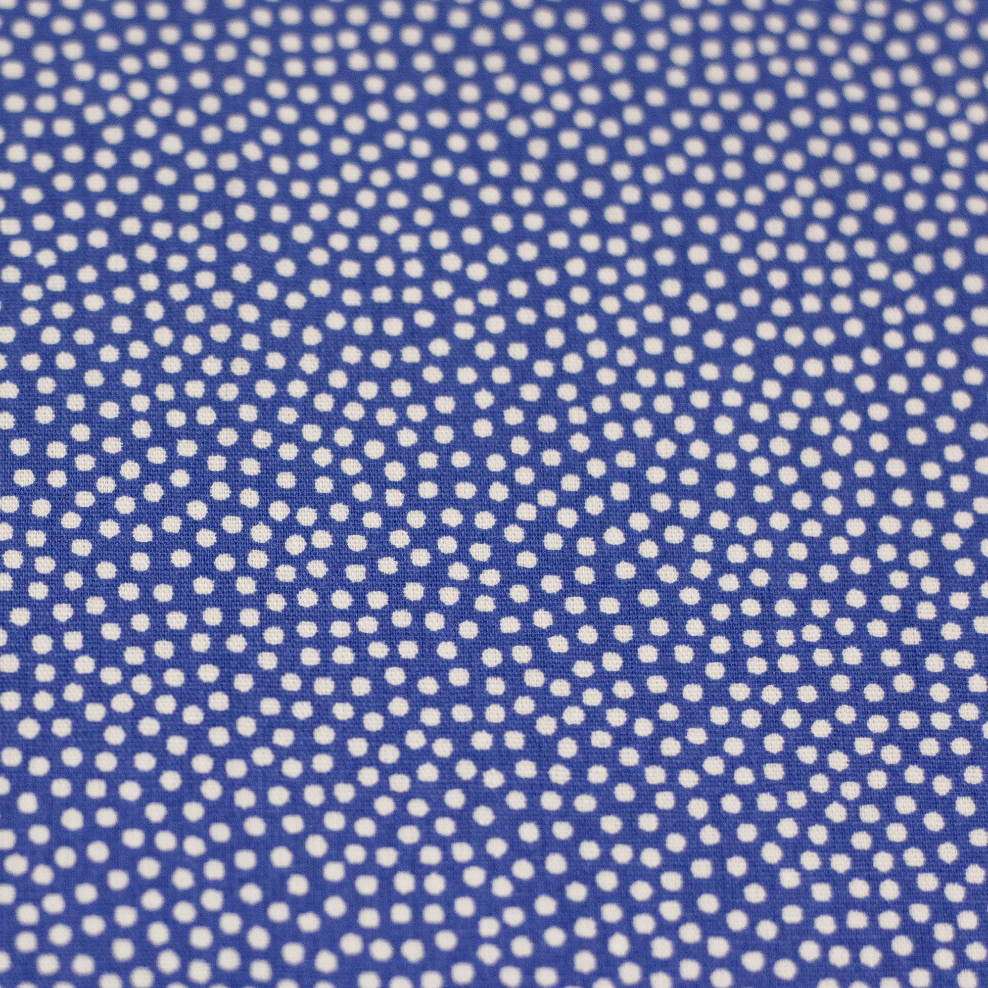 Baumwollstoff Punkte Royalblau