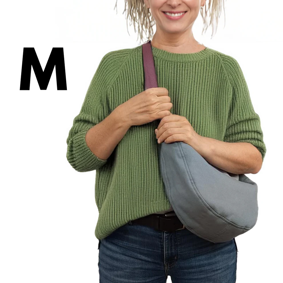 Papier Schnittmuster Halbmondtasche Moonbag "Meluna" Papier Schnittmuster Halbmondtasche Moonbag "Meluna"