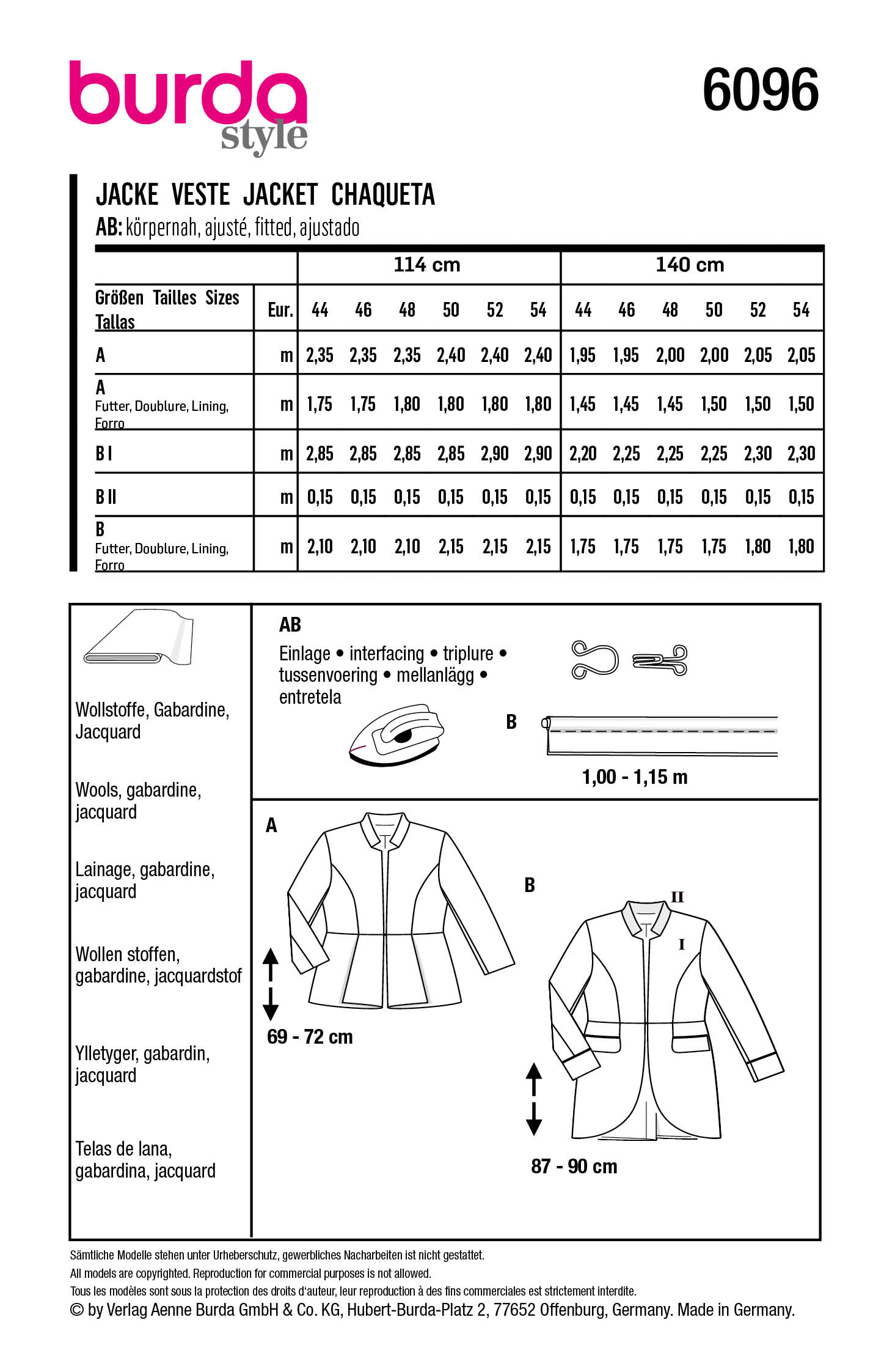 burda Schnittmuster 6096 – Bild 2