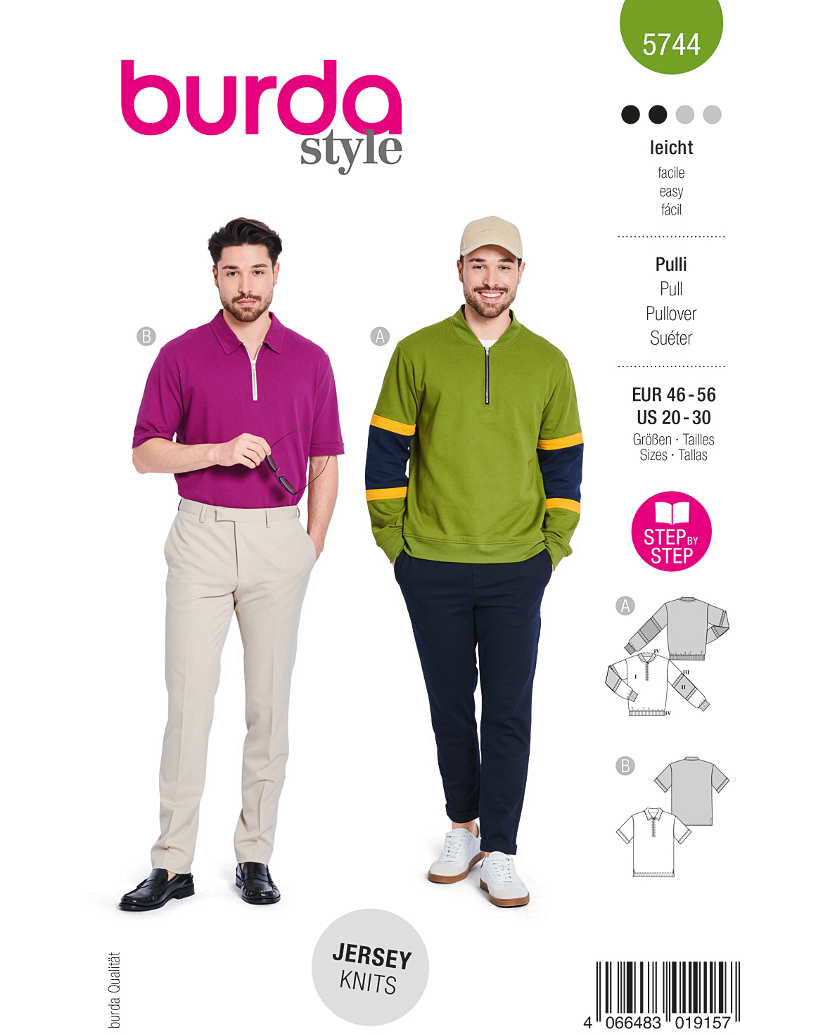 burda Schnittmuster 5744 – Bild 1