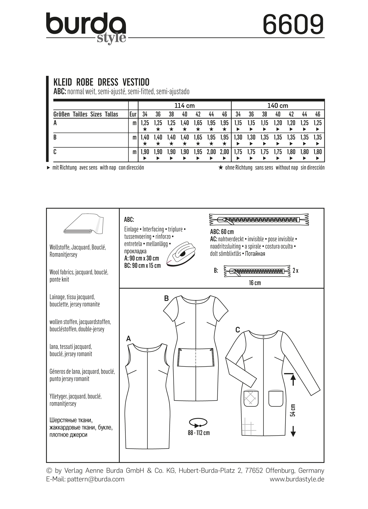 burda Schnittmuster 6609 – Bild 3