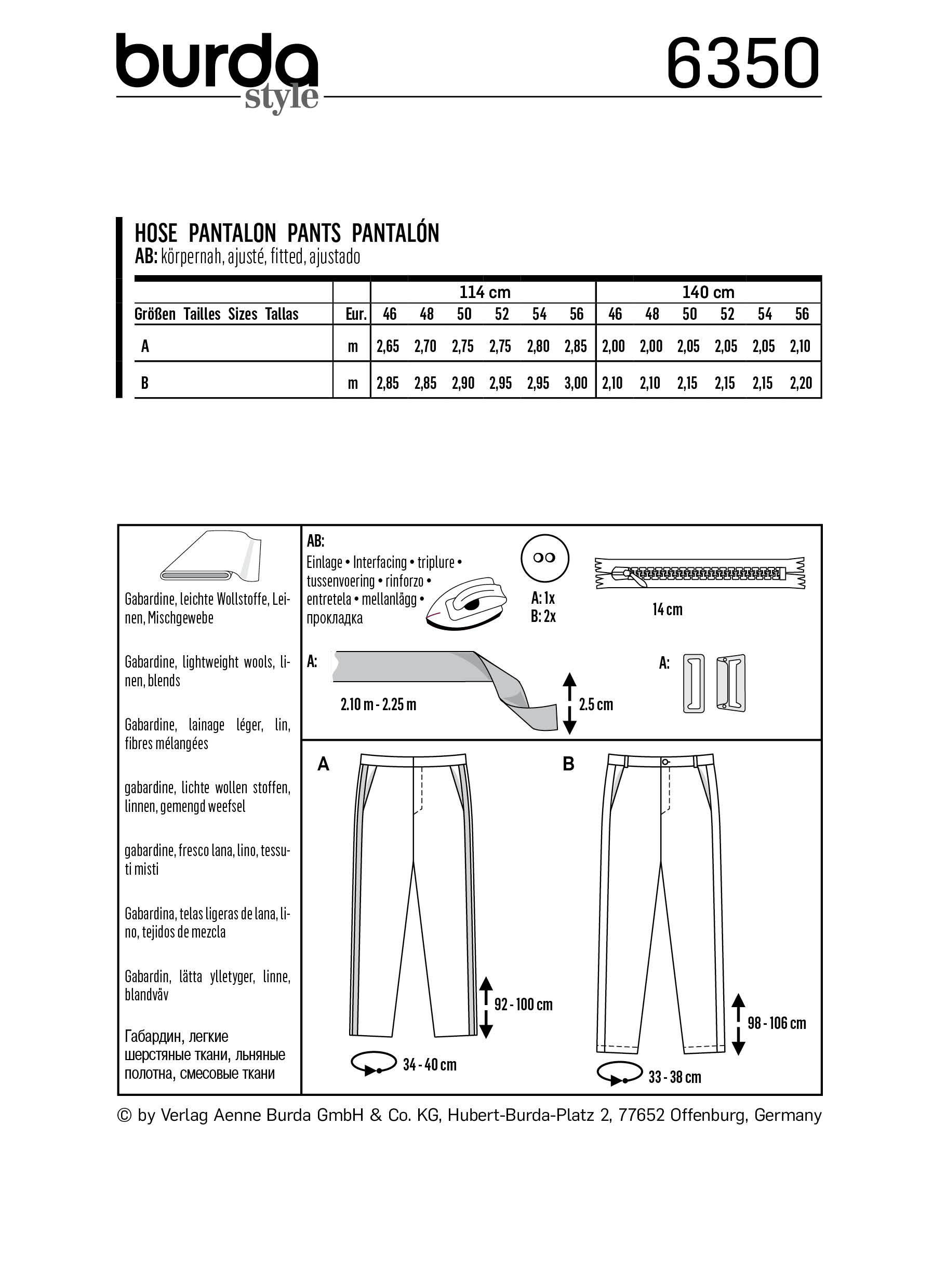burda Schnittmuster 6350 – Bild 3