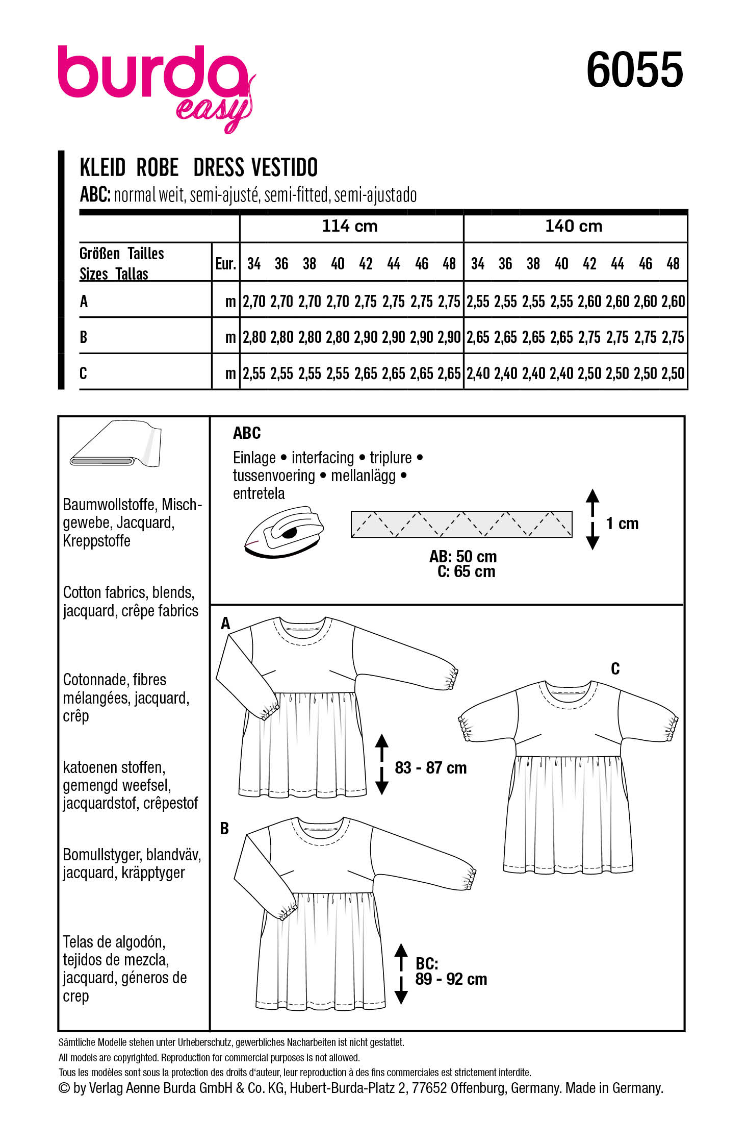 burda Schnittmuster 6055 – Bild 2