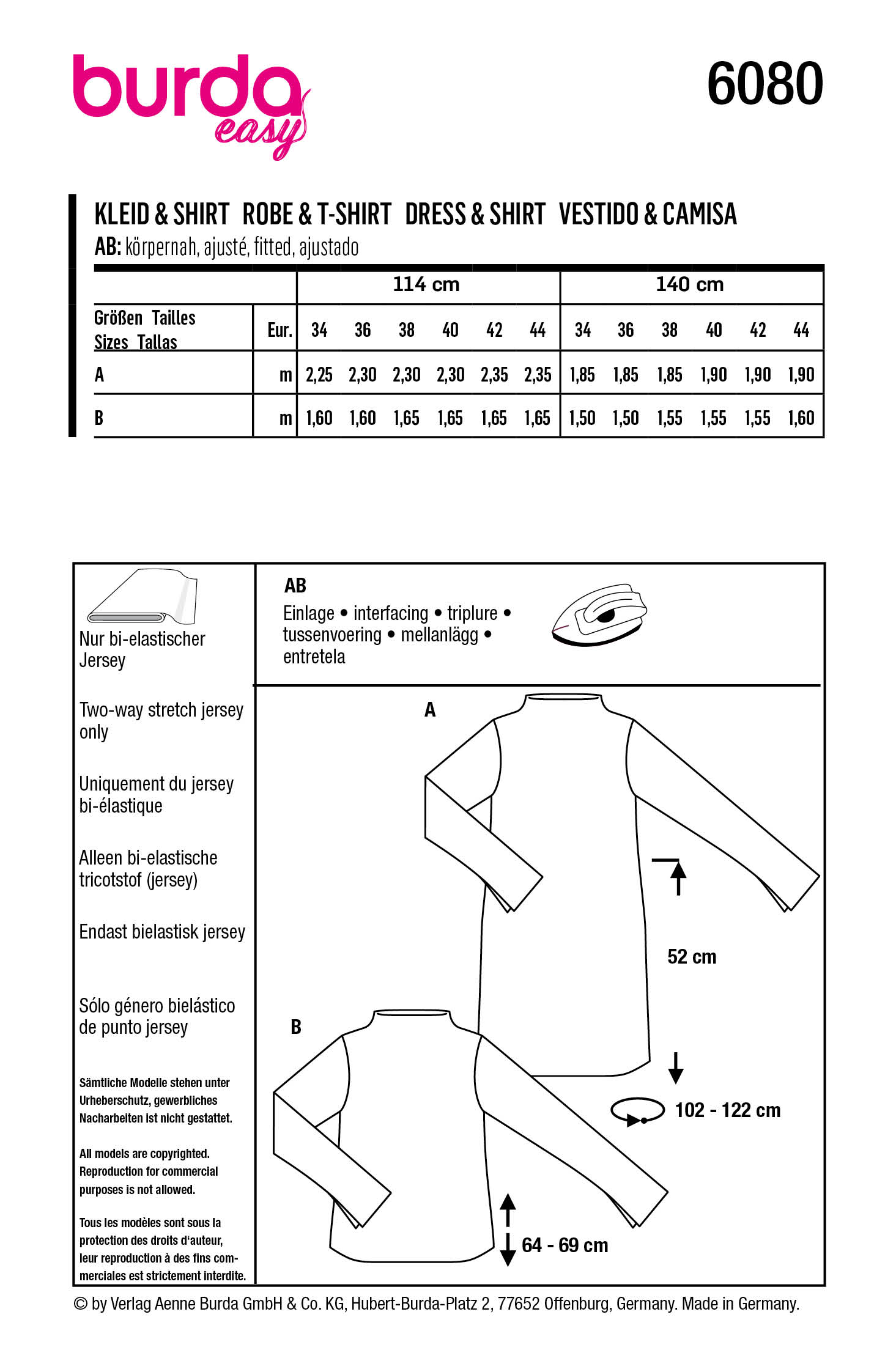 burda Schnittmuster 6080 – Bild 2