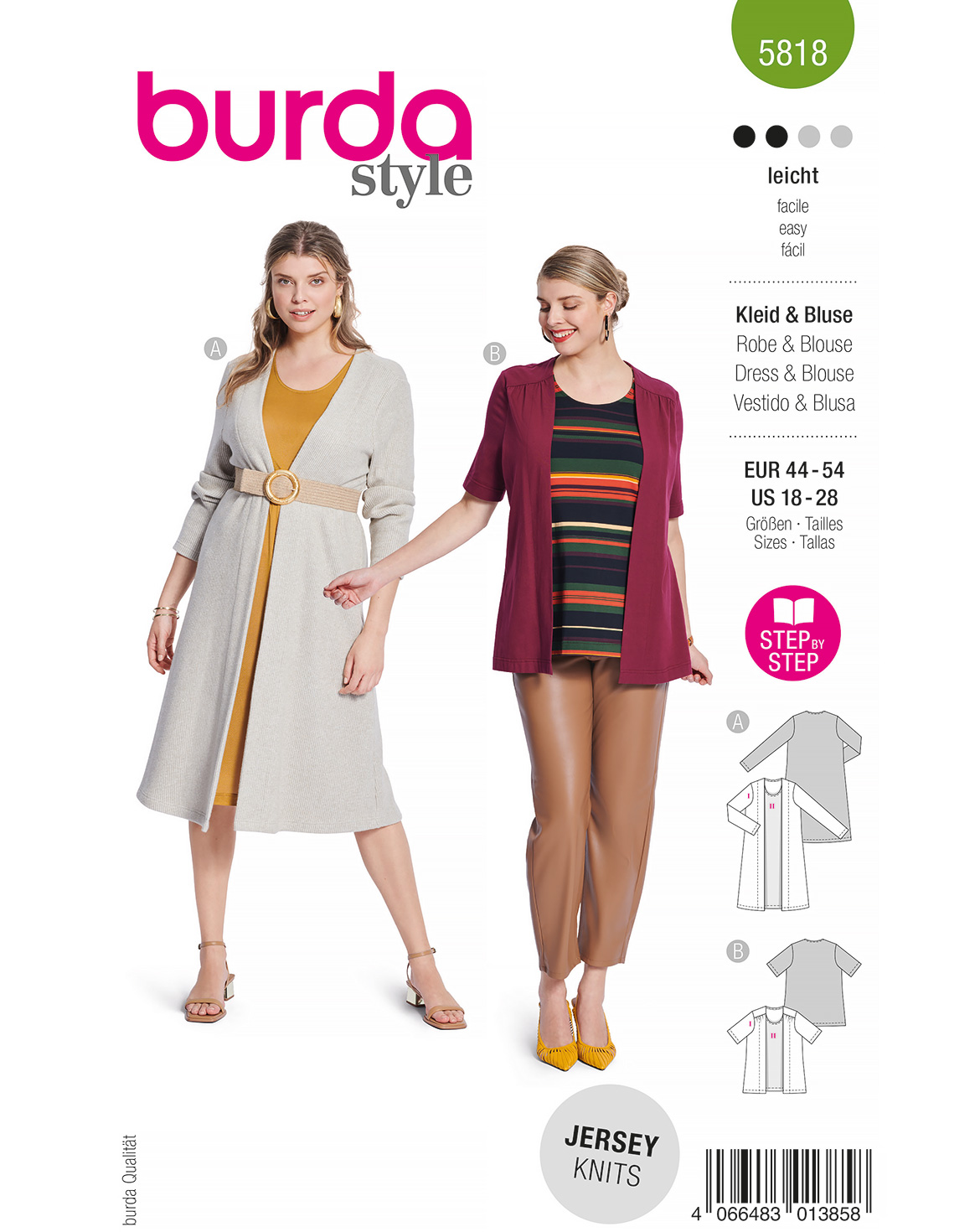 burda Schnittmuster 5818 – Bild 1