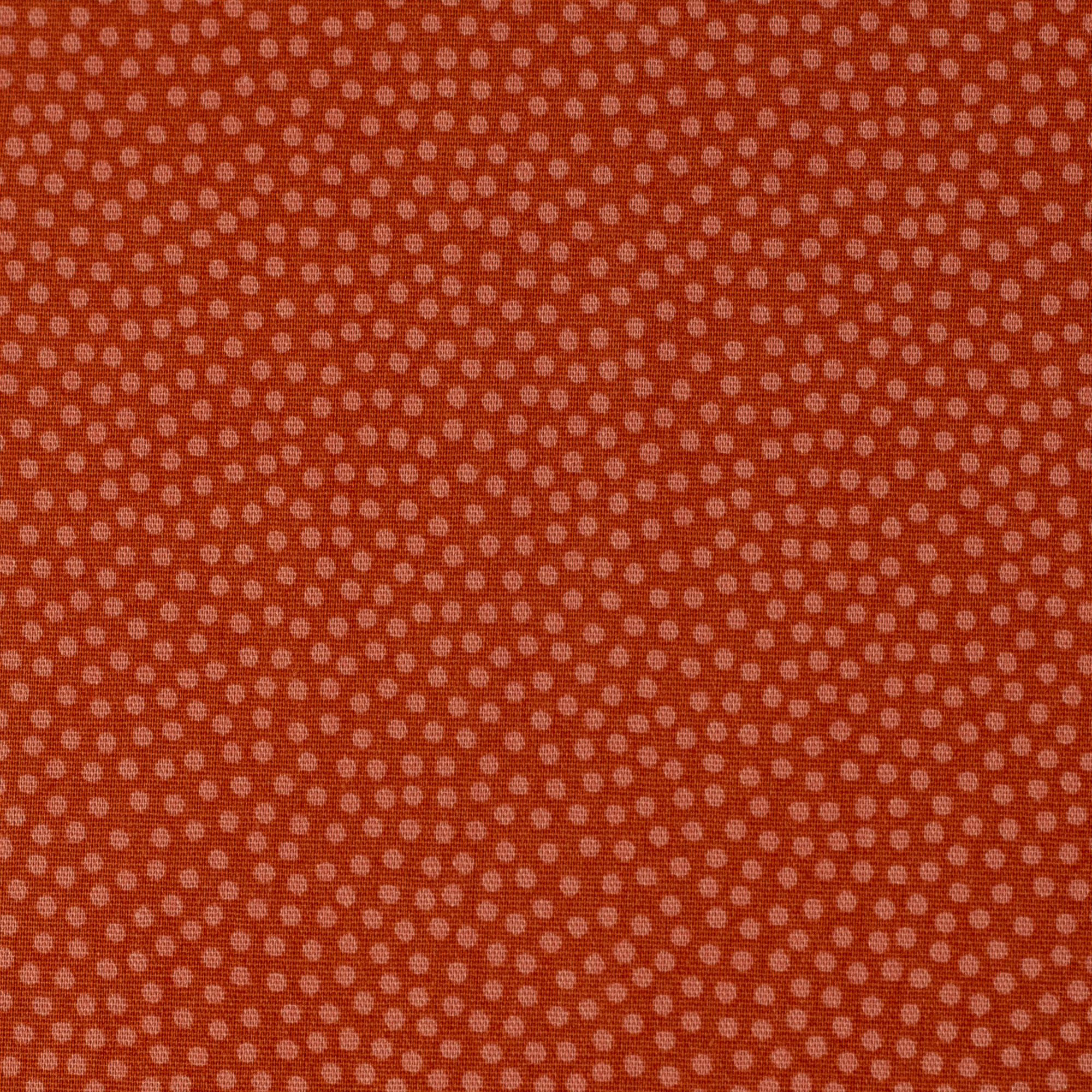 Baumwollstoff Punkte Terracotta