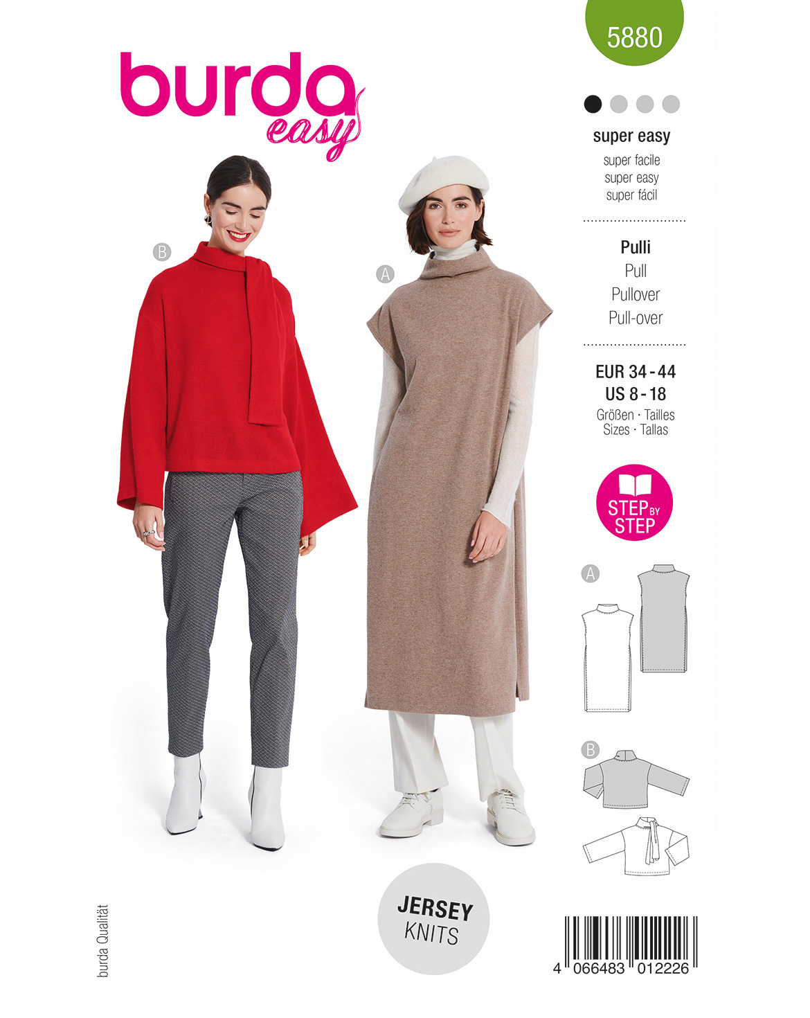 burda Schnittmuster 5880 – Bild 1