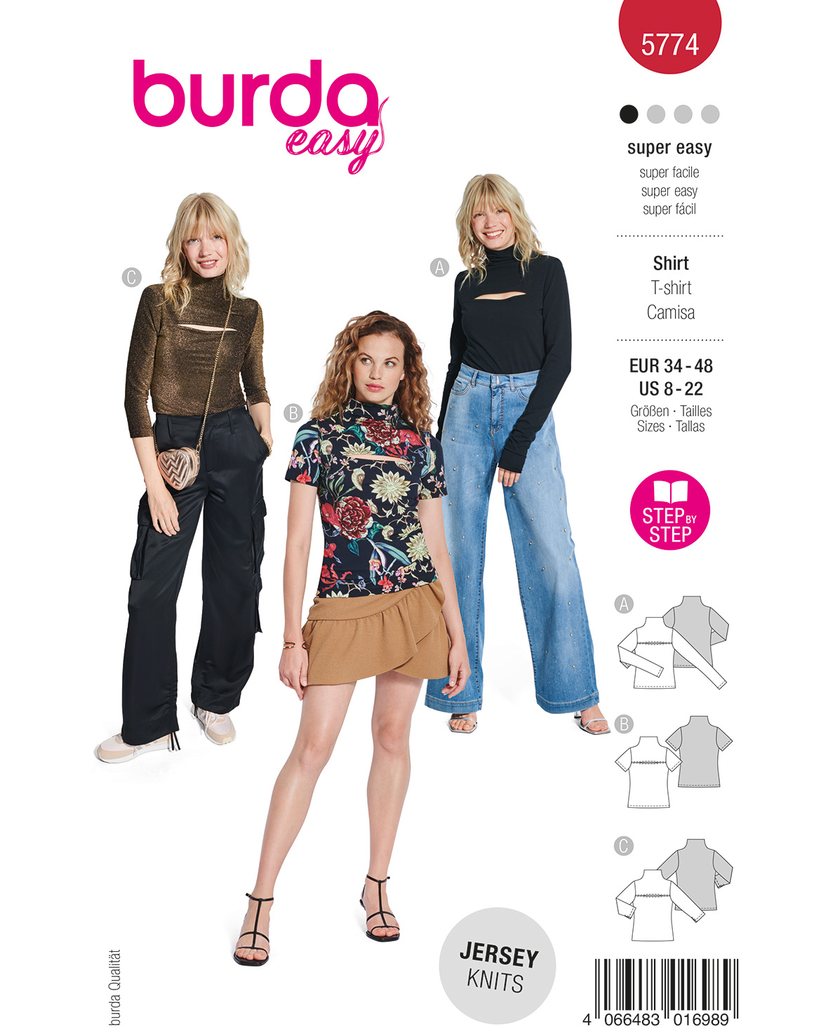 burda Schnittmuster 5774 – Bild 1