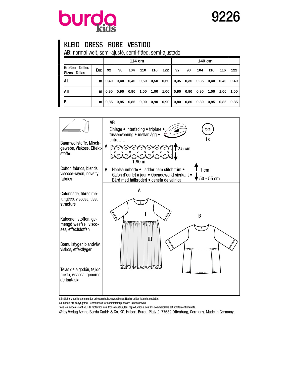burda Schnittmuster 9226 – Bild 3