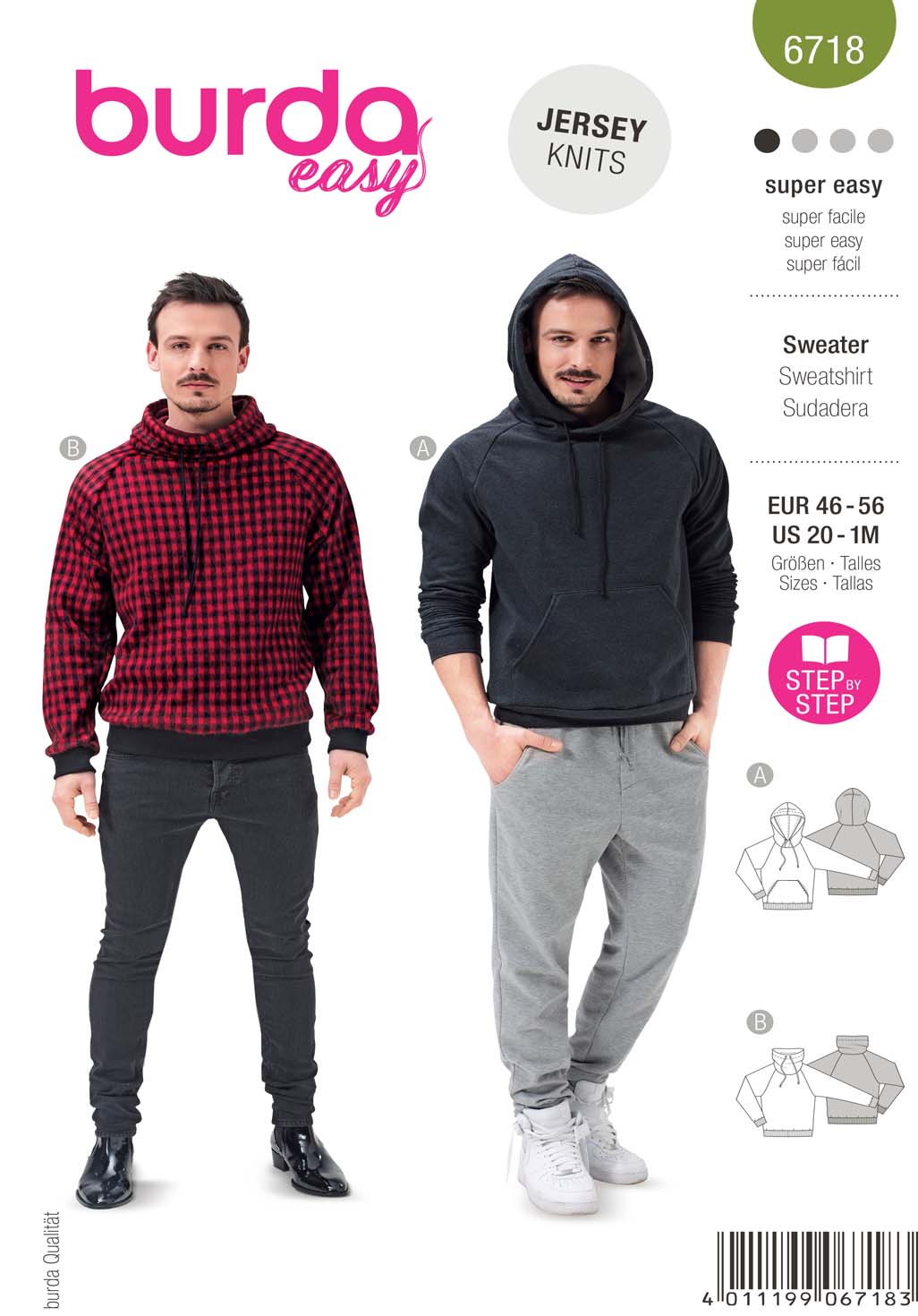 burda Schnittmuster 6718 – Bild 1