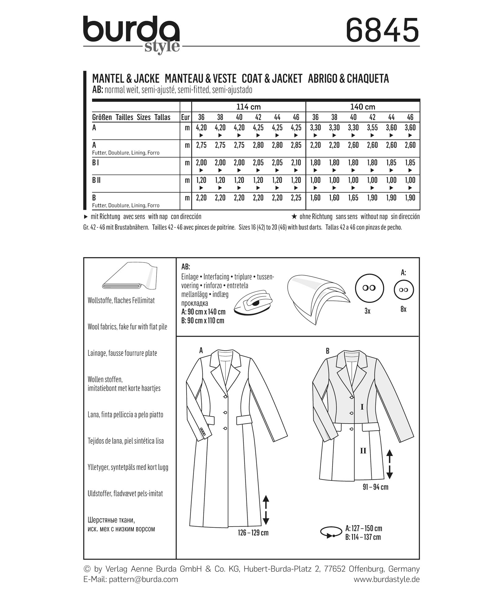 burda Schnittmuster 6845 – Bild 3