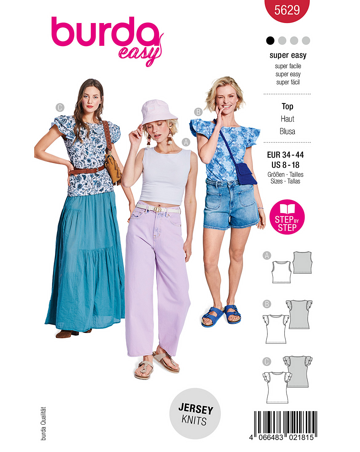 burda Schnittmuster 5629 – Bild 1