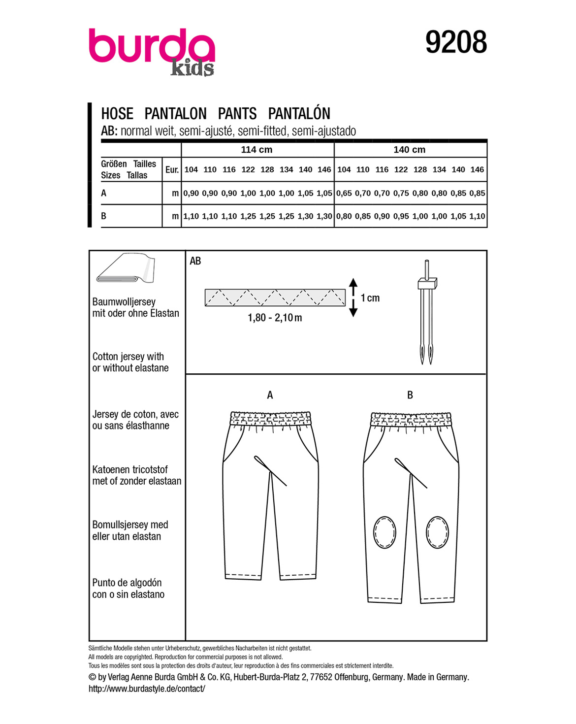 burda Schnittmuster 9208 – Bild 3