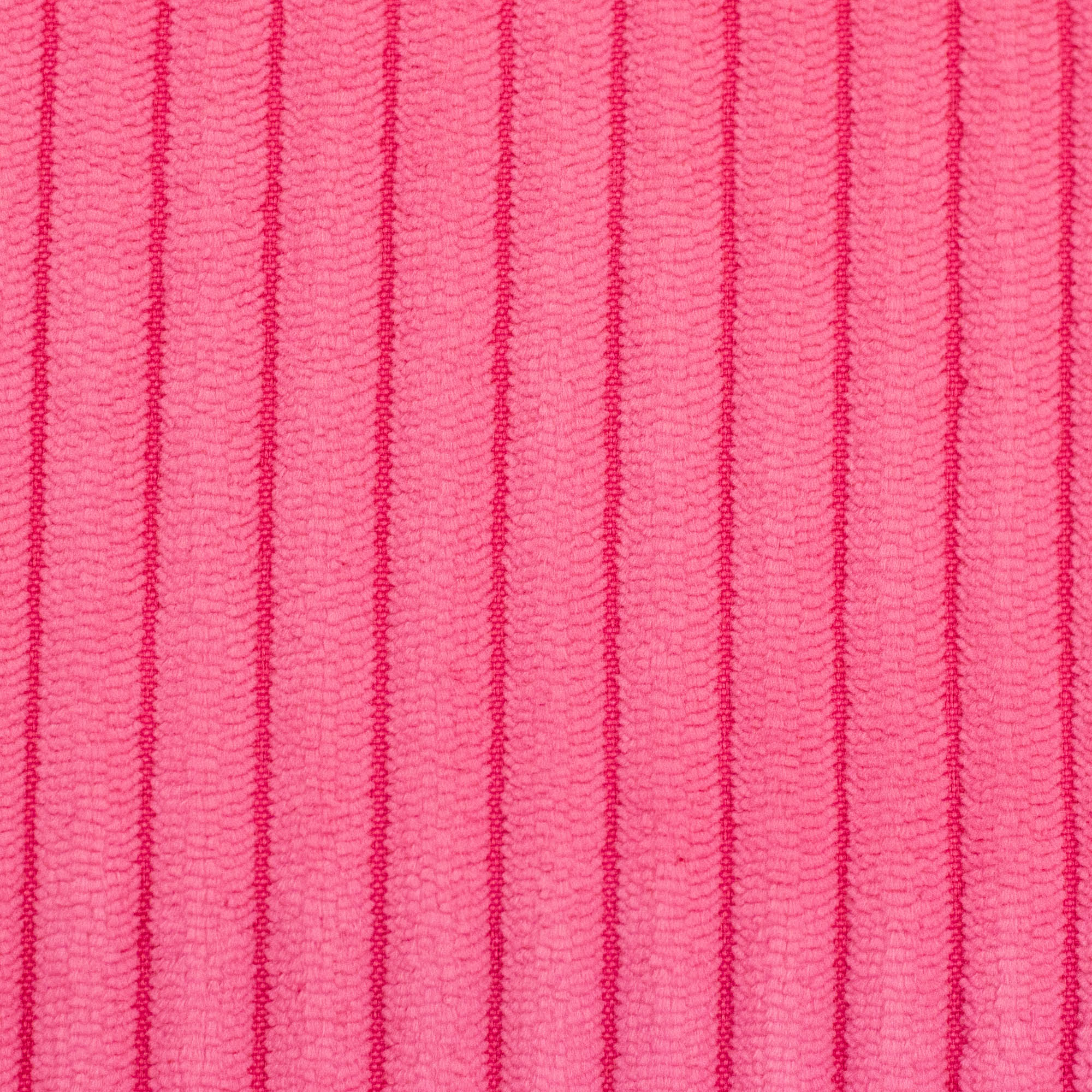 Jumbo Cord Samt Pink – grob gerippter Polyester-Cordsamt