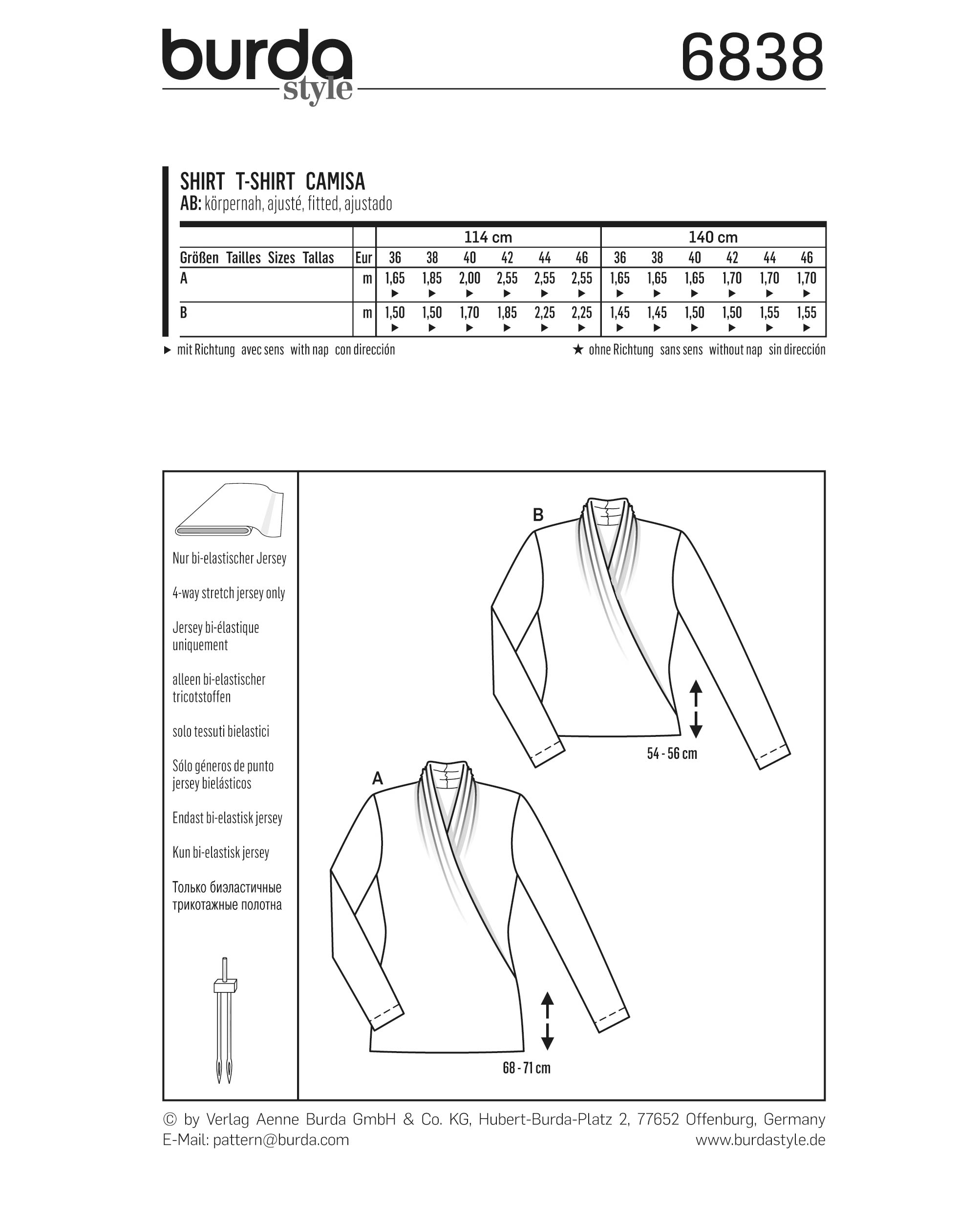 burda Schnittmuster 6838 – Bild 3