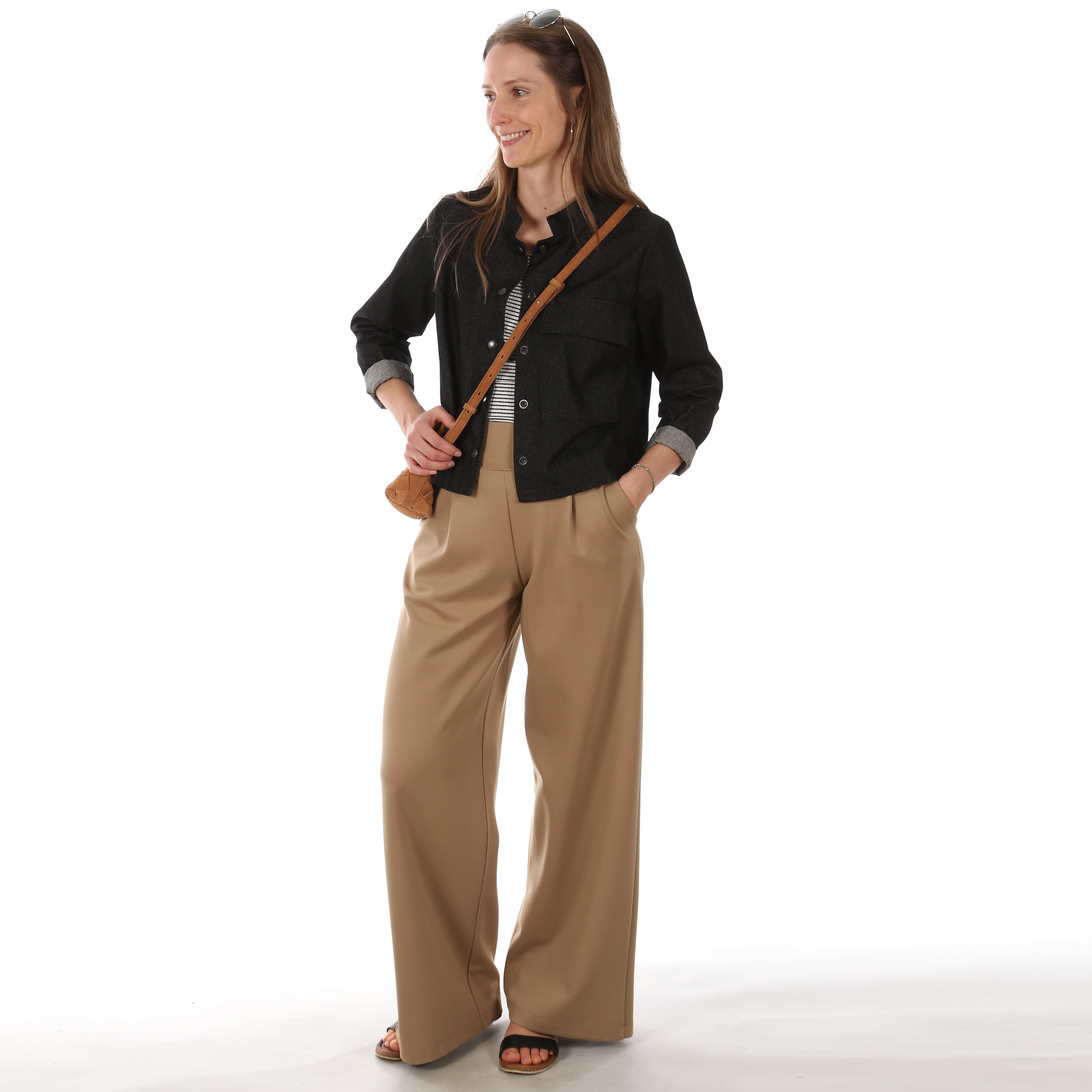 Schnittmuster FRAU ADA – weite Jerseyhose mit Bundfalten, STUDIO SCHNITTREIF
